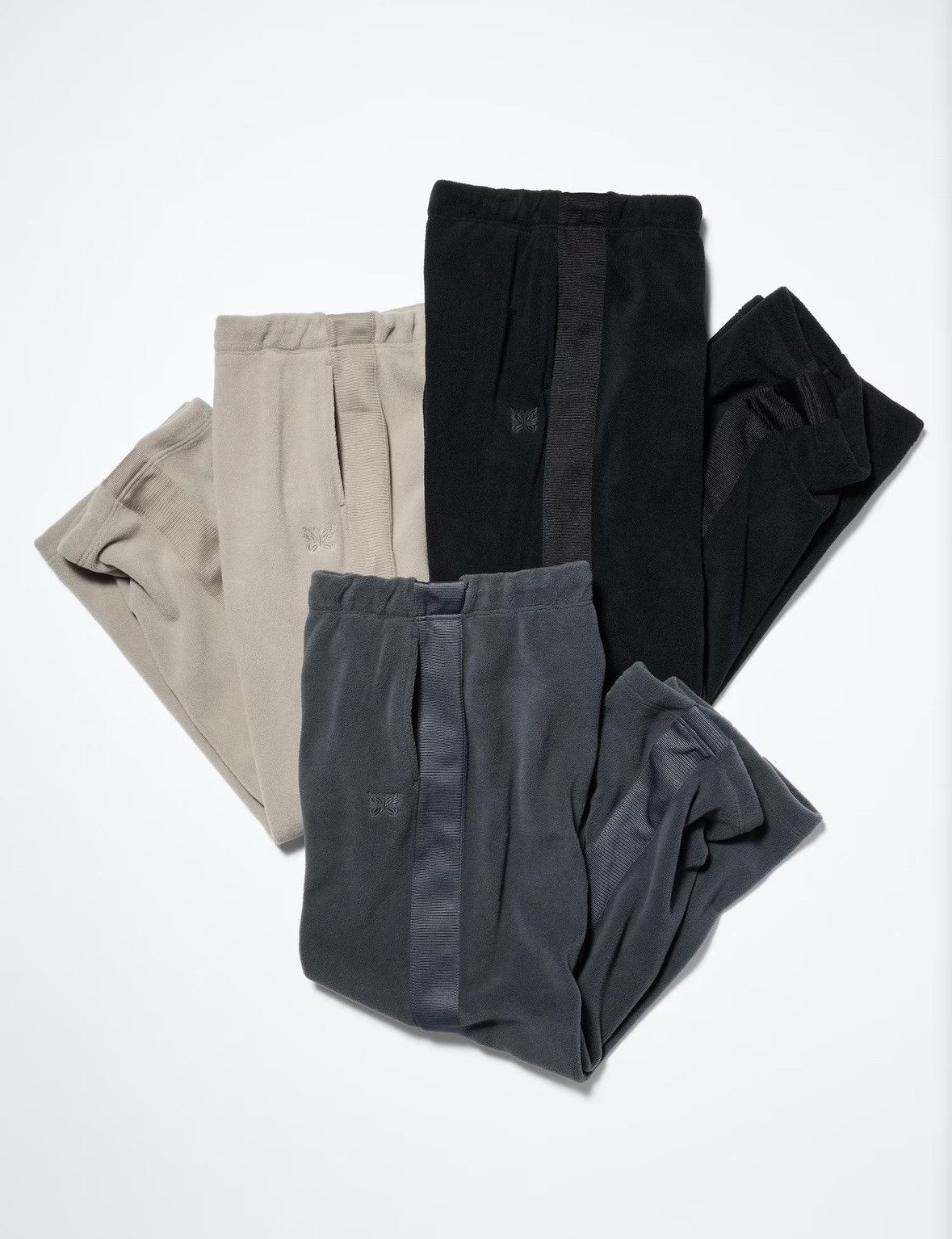 Uniqlo Needles Fleece Wide Pants Gray Size L