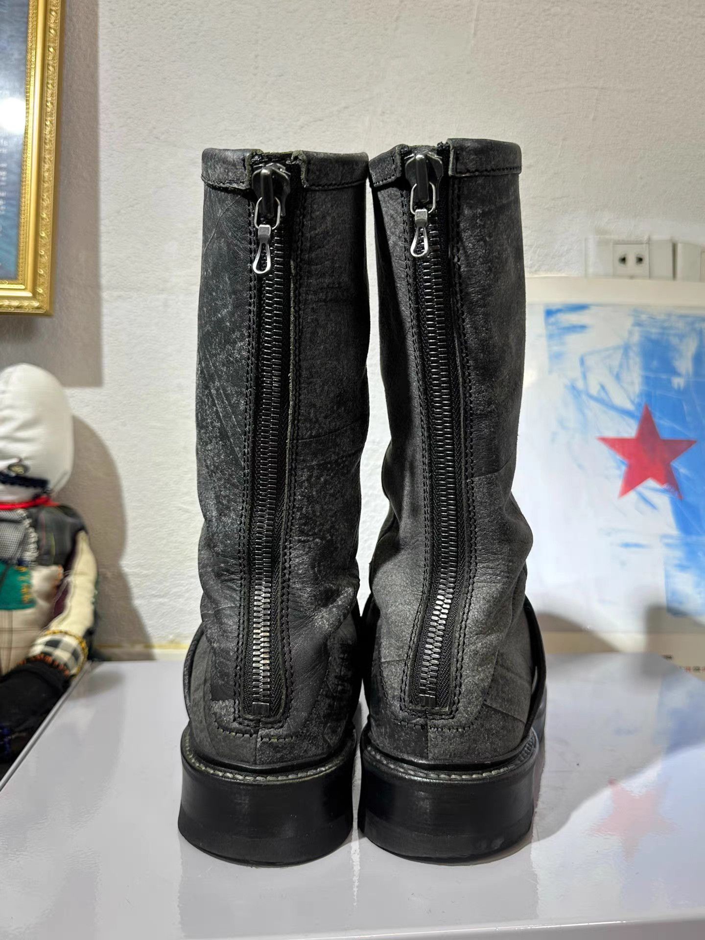 Julius Julius 7 Suede High-Top Engineer Boots K20 Size US 8 / EU 41 - 6 Thumbnail