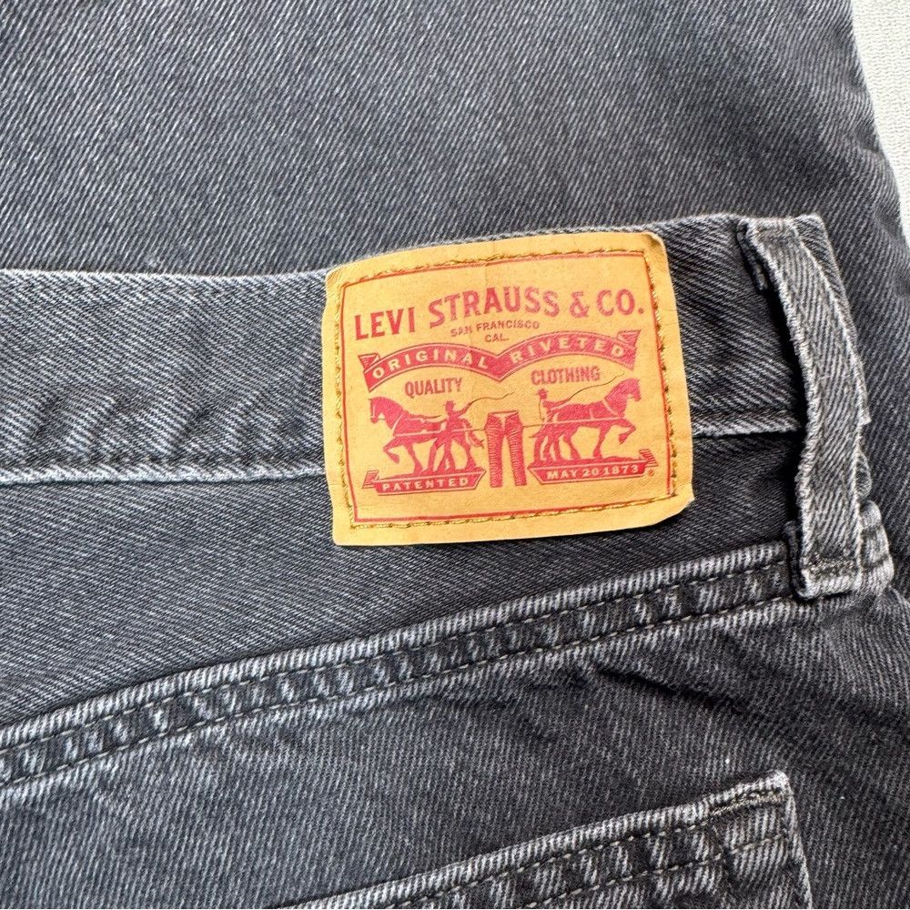 Levi's Levi's 94 Baggy Jeans In Black Stonewash Size 33 Size 33" - 9 Thumbnail