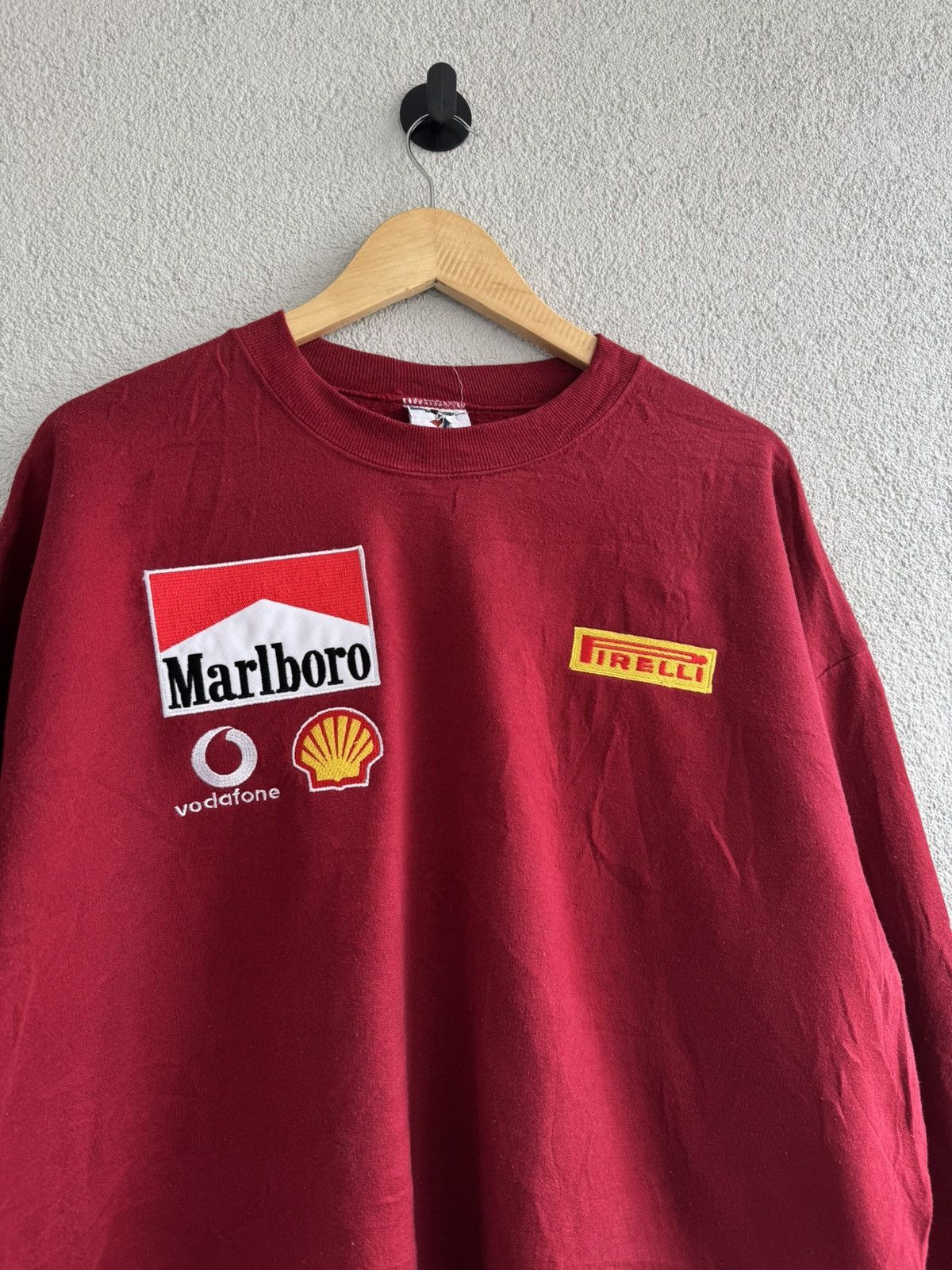 Marlboro Vintage Ferrari Marlboro Racing Crewneck F1 Sweatshirt Size US XL / EU 56 / 4 - 3 Thumbnail