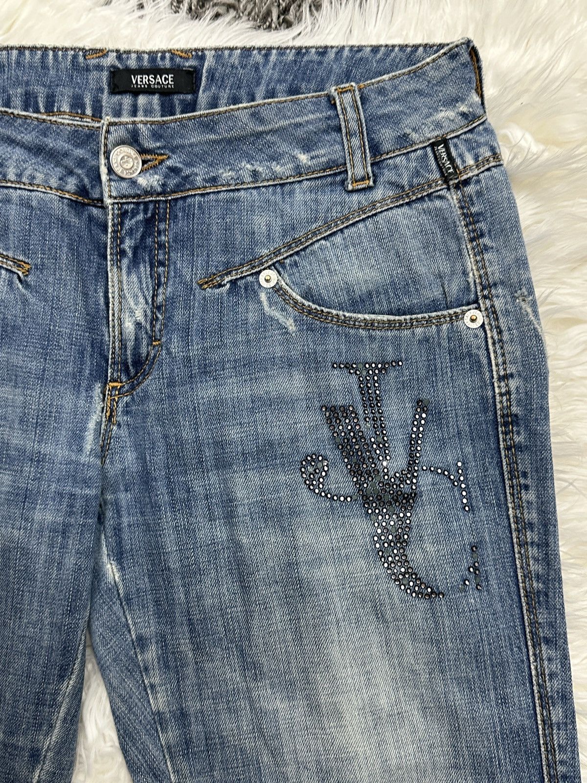 Versace Versace luxury vintage pants jeans Size 25" / US 0 / IT 36 - 5 Thumbnail