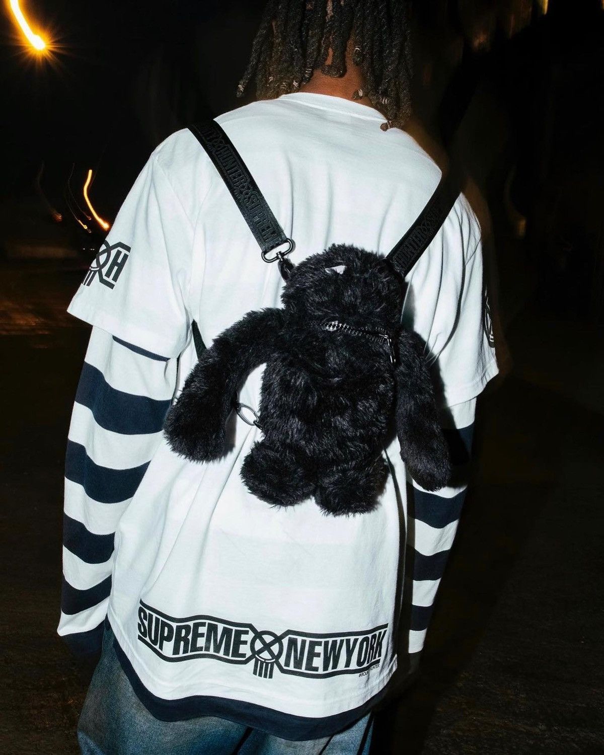 image of Supreme X Bounty Hunter “Monster Bag” in Black, Women's