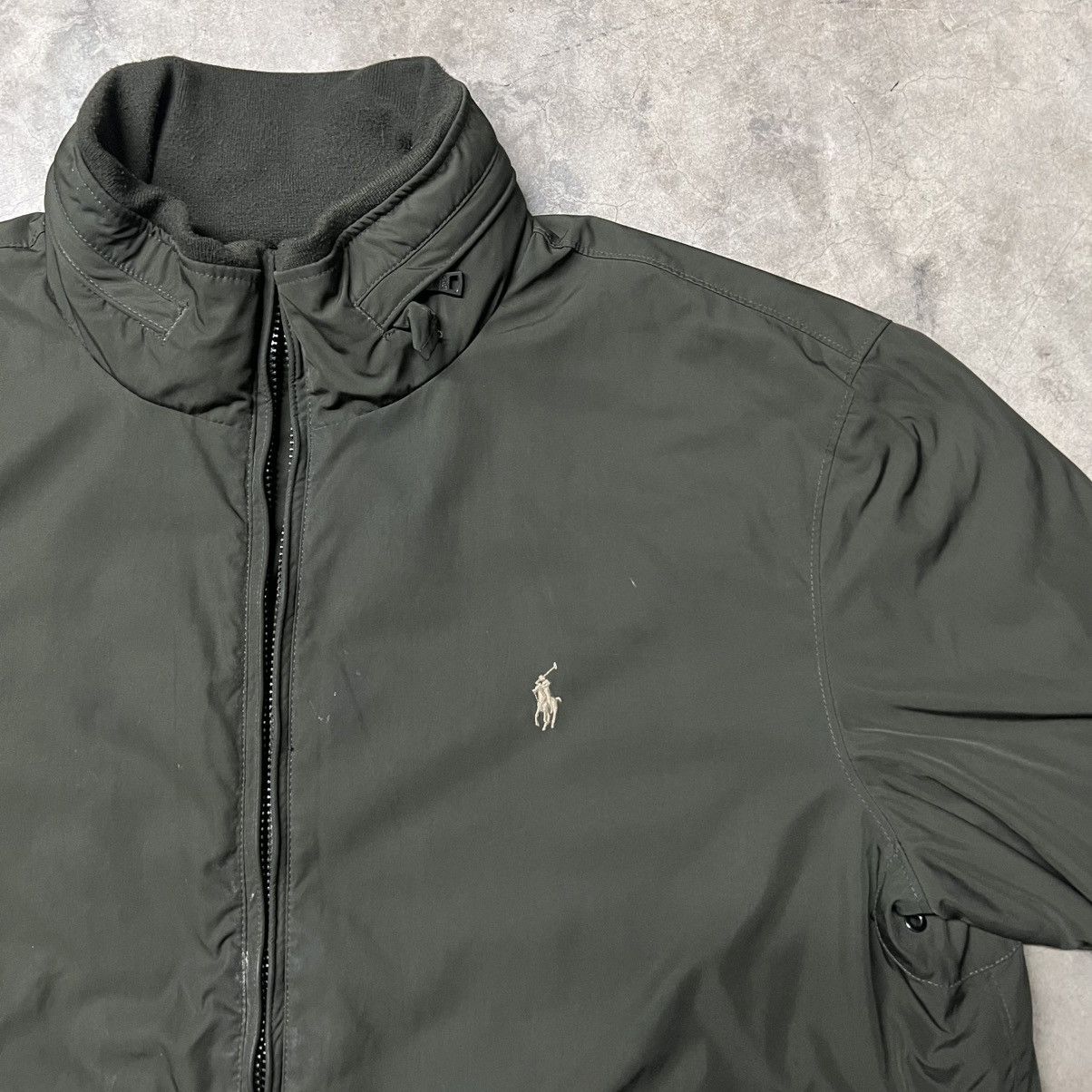 Polo Ralph Lauren × Vintage Vintage 2000’s Polo Ralph Lauren Olive Windbreaker Jacket Size US XXL / EU 58 / 5 - 1 Thumbnail