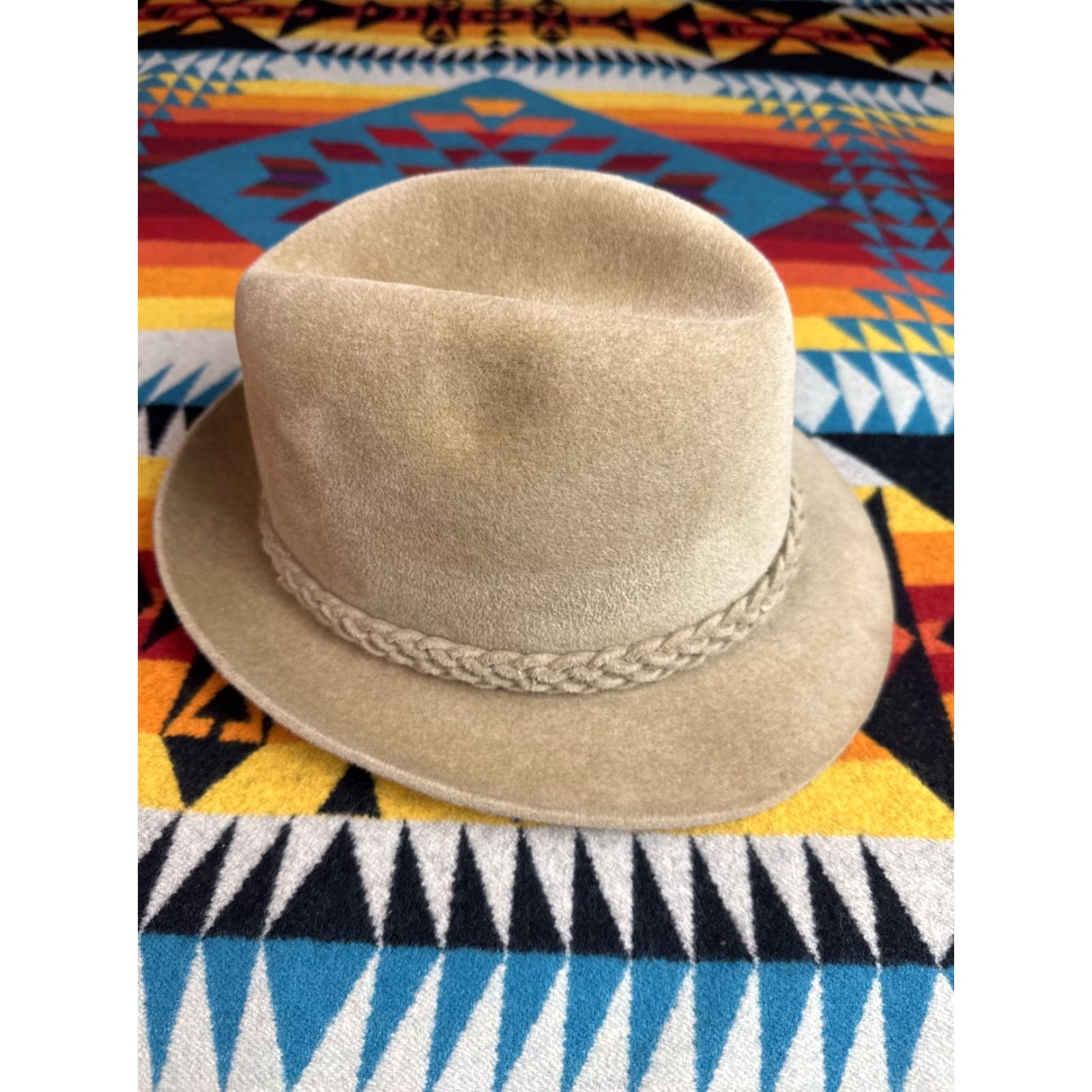 Coach VINTAGE Golden Coach By Dobbs Fur Felt Hat Cap 7 1/4 Good pre owned condition Mens Size ONE SIZE - 4 Thumbnail