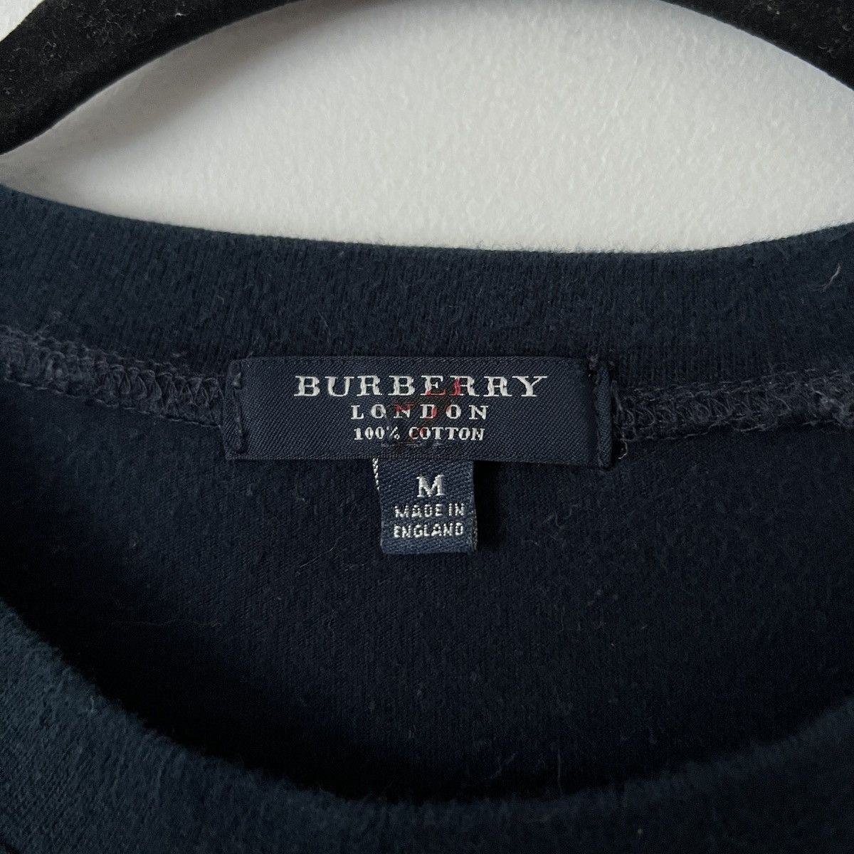 Burberry Burberry Nova Check Long Sleeve Tshirt Men's M Size US M / EU 48-50 / 2 - 13 Thumbnail