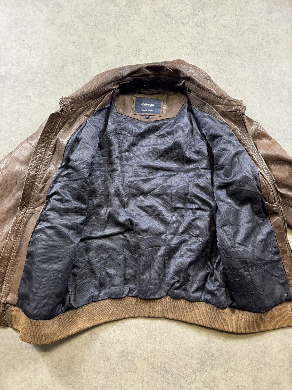 McGregor McGregor Vintage Leather Jacket Size US S / EU 44-46 / 1 - 5 Thumbnail