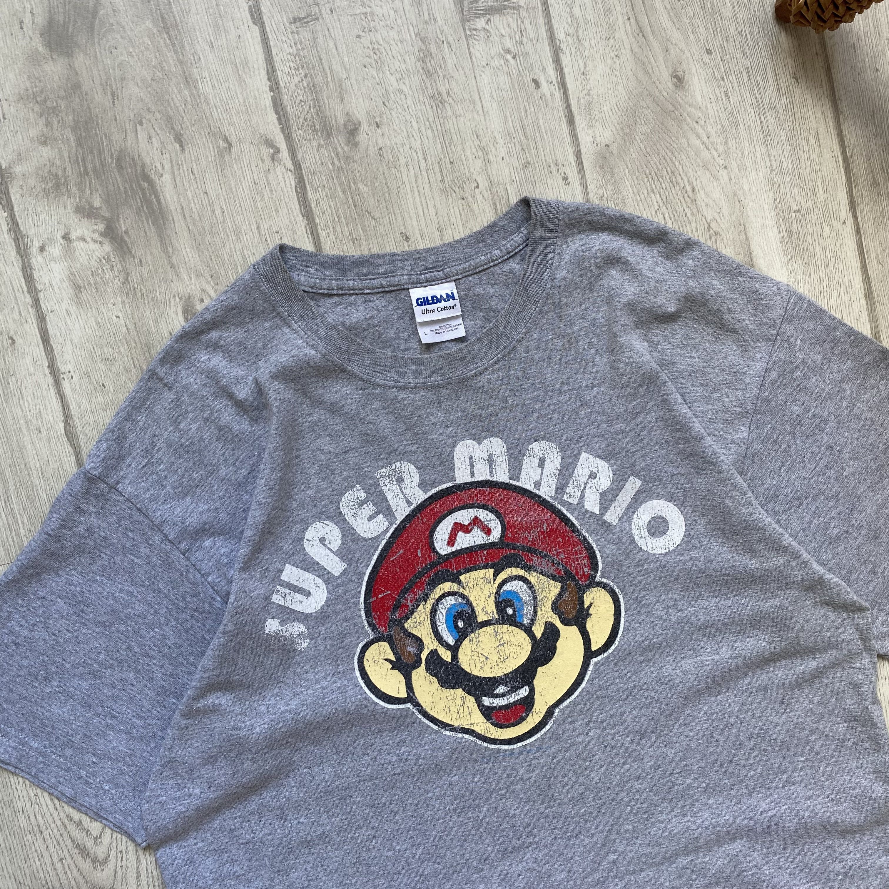 Nintendo 🦺 Vintage 00s Super Mario Games promo tee Y2K Nintendo Size US L / EU 52-54 / 3 - 3 Thumbnail