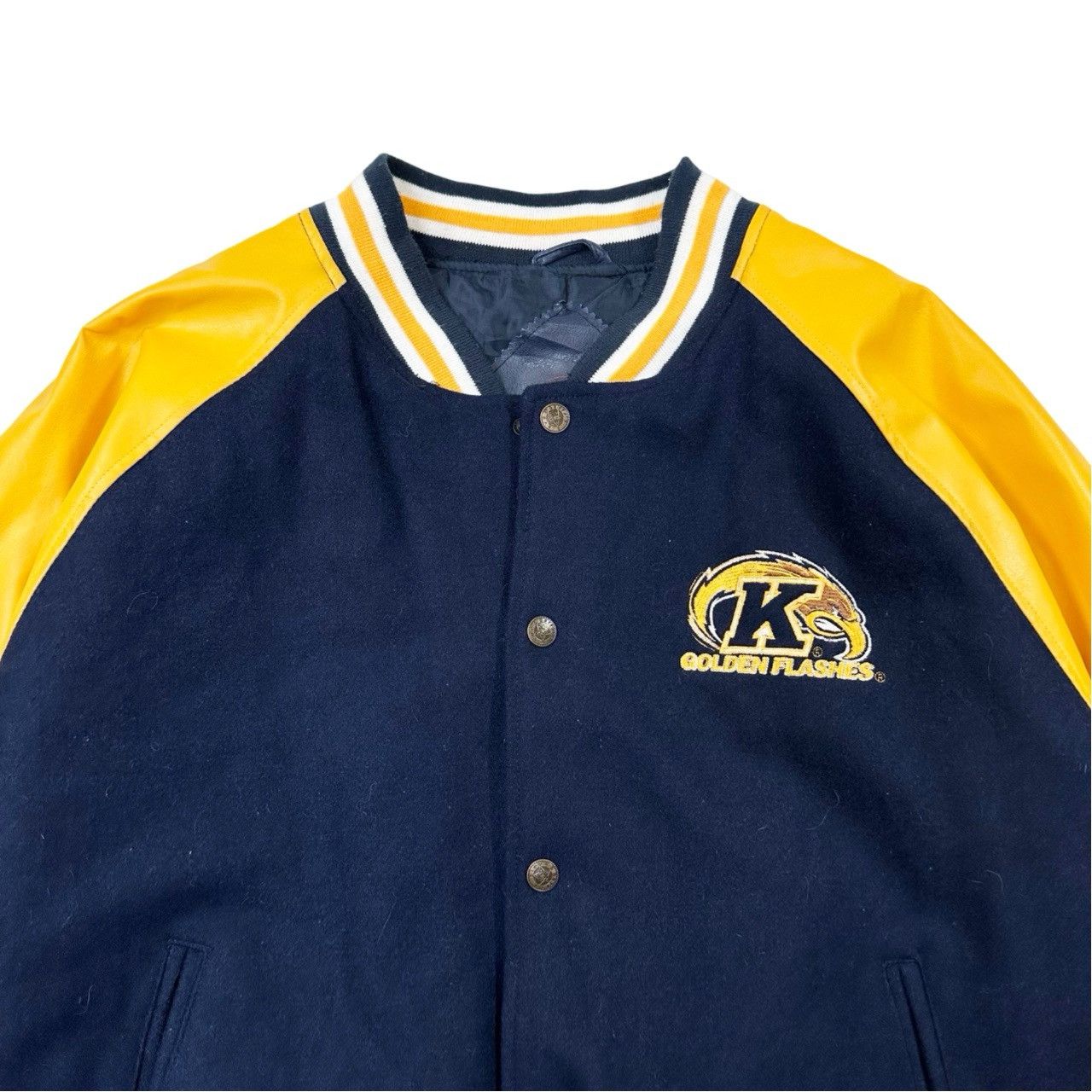 Vintage Vintage Steve & Barry Kent State Golden Flashes Button Up Size US L / EU 52-54 / 3 - 2 Thumbnail