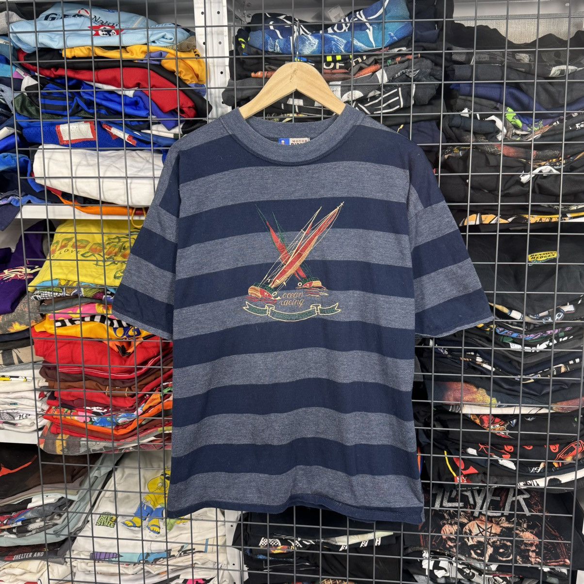 Diesel Vintage Diesel Motor Ocean Racing Yacht Tesstaro Club Tee Size US XL / EU 56 / 4 - 1 Thumbnail