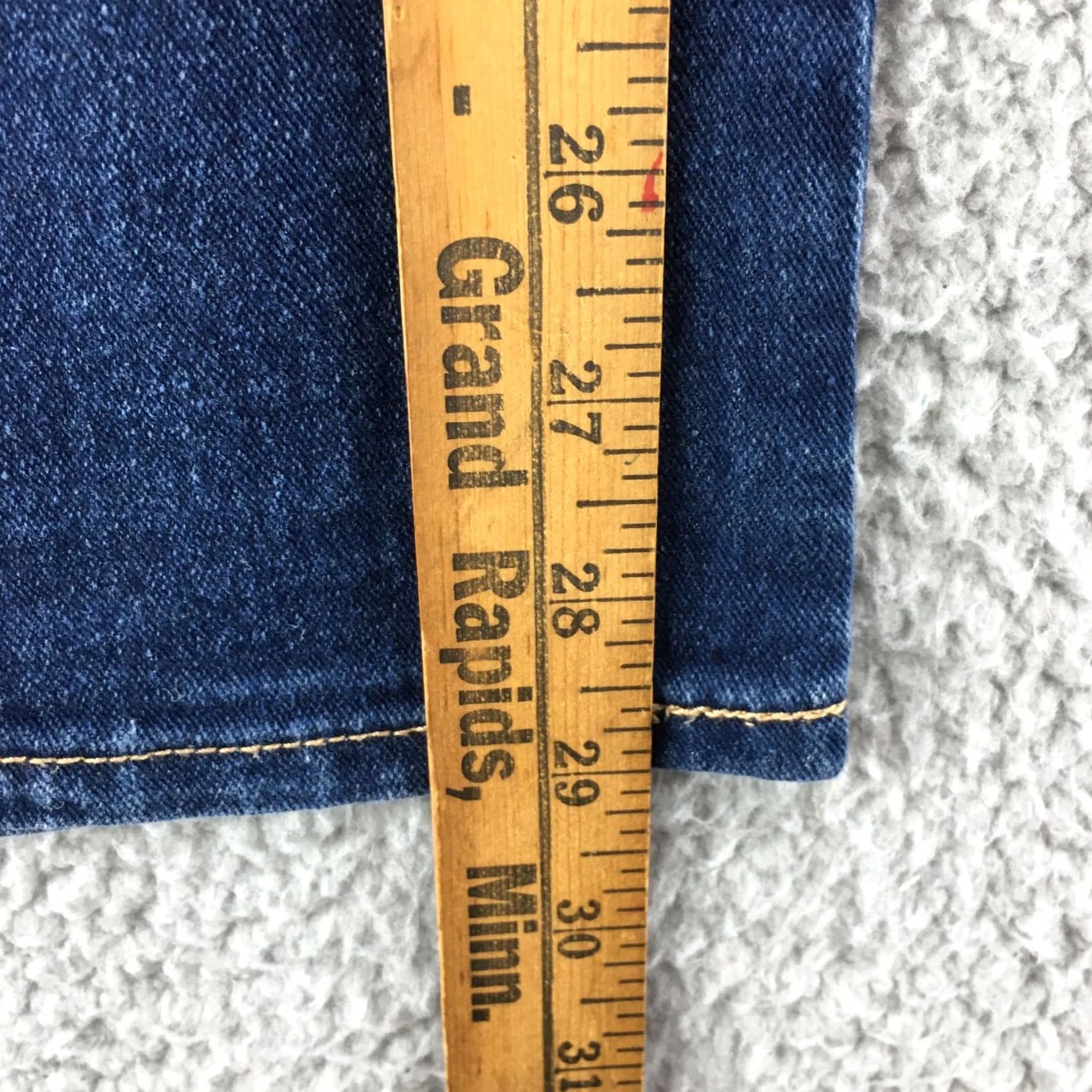 H&M H&M Jeans Womens 29x32 Blue Denim Mid Rise Zip Fly Slim Fit Sqin Low Rise Straight 5-Pocket Classic Modern Vintage No Size 29" - 7 Thumbnail