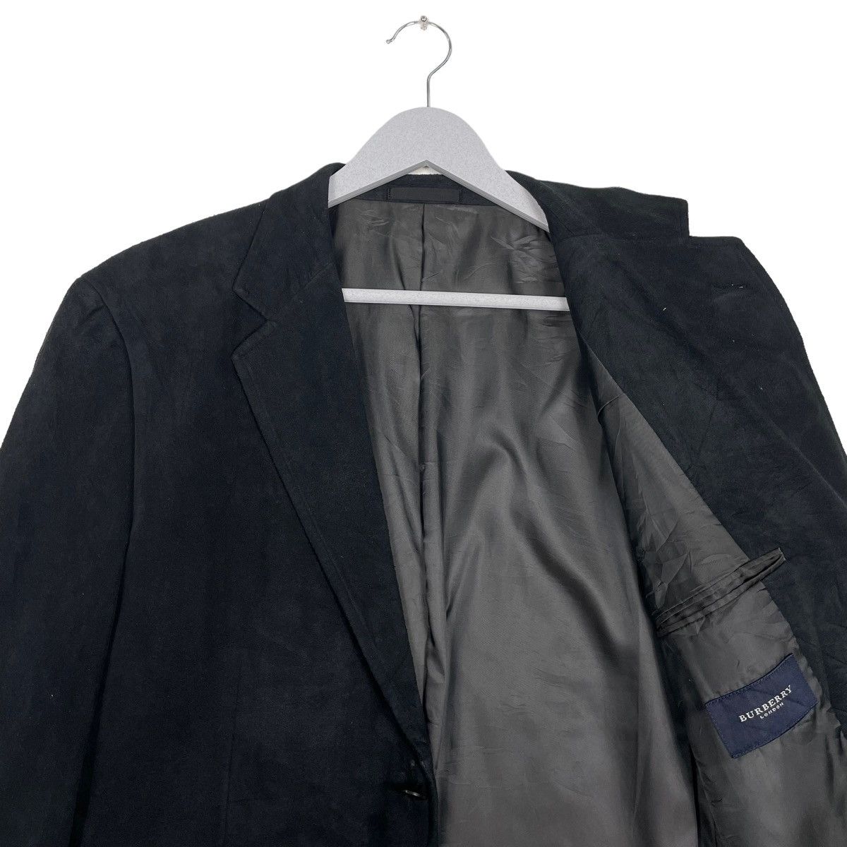 Burberry 💥BURBERRY LONDON BLACK VELVET JACKET Size US L / EU 52-54 / 3 - 9 Thumbnail