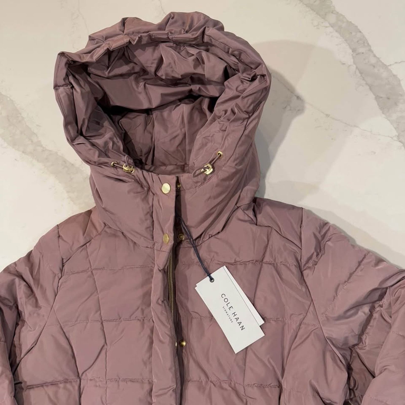 Cole Haan Cole Haan NWT Signature Tafetta Down Coat Parka Women Large Size L / US 10 / IT 46 - 3 Thumbnail