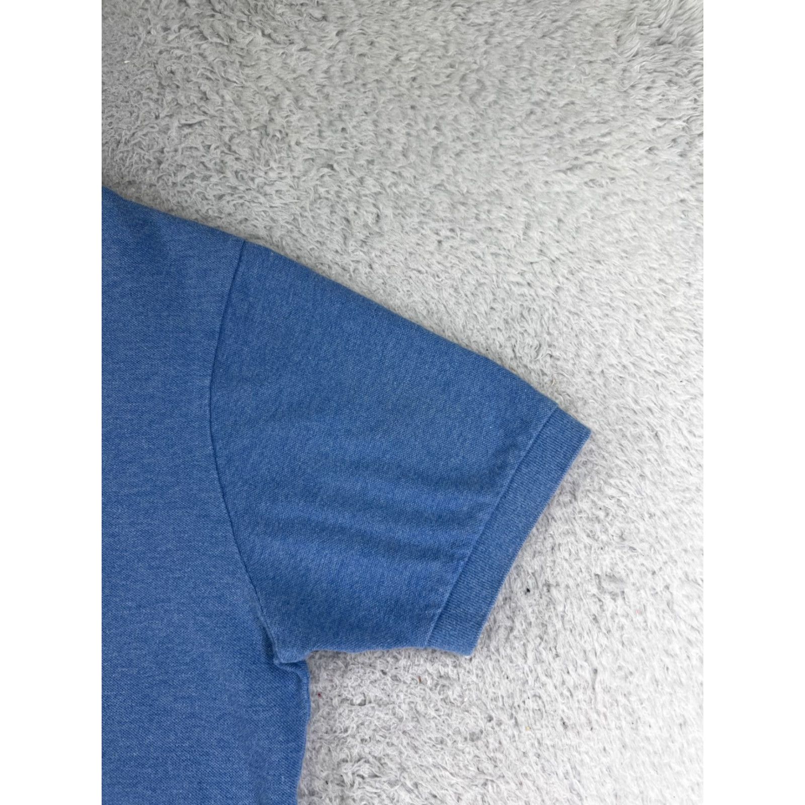 Ralph Lauren VINTAGE Ralph Lauren Shirt Polo Mens XL Blue 100% Cotton Knit Pilling Shirt Size US XL / EU 56 / 4 - 4 Thumbnail