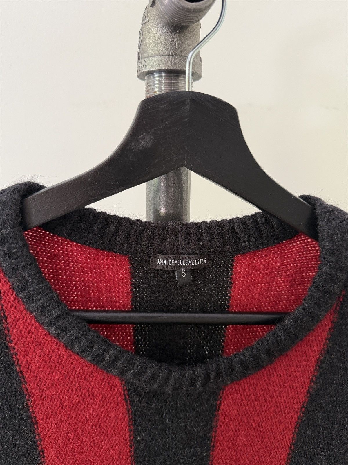 Ann Demeulemeester AW96 Striped Merino-Alpaca Sweater Size US S / EU 44-46 / 1 - 4 Thumbnail