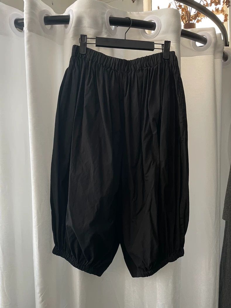 Comme des Garcons Comme des Garcons size s Mid-century black cotton cropped Size US 28 / EU 44 - 2 Thumbnail