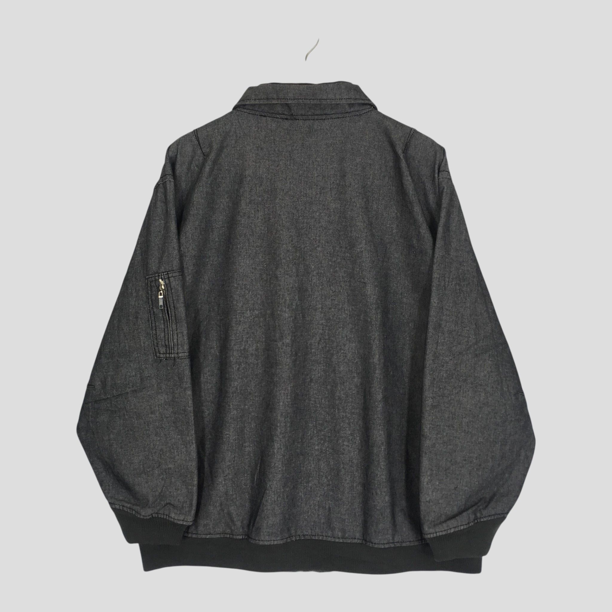 Number (N)ine Number (N)ine Japanese Black Denim Jeans Jacket Size US L / EU 52-54 / 3 - 3 Thumbnail