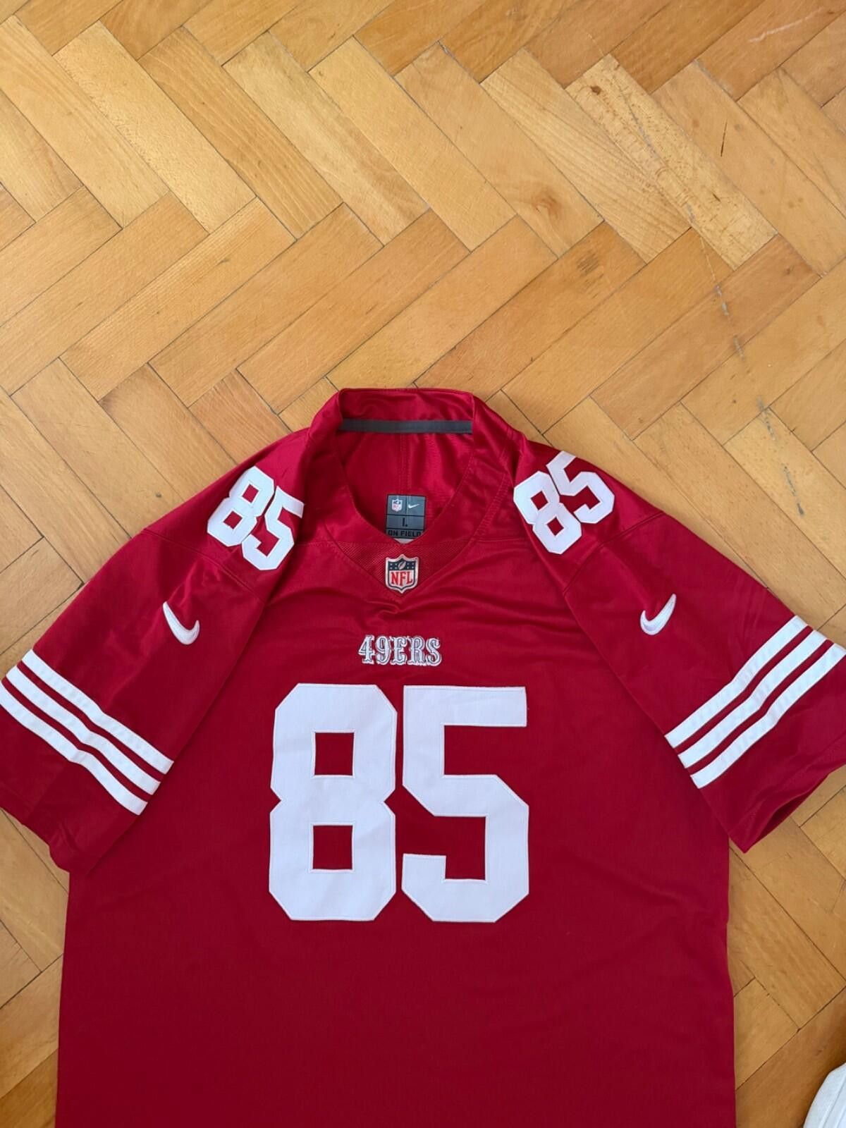 Nike George Kittle San Francisco 49ers Nike Vapor Jersey 2022 NFL Size US L / EU 52-54 / 3 - 5 Thumbnail