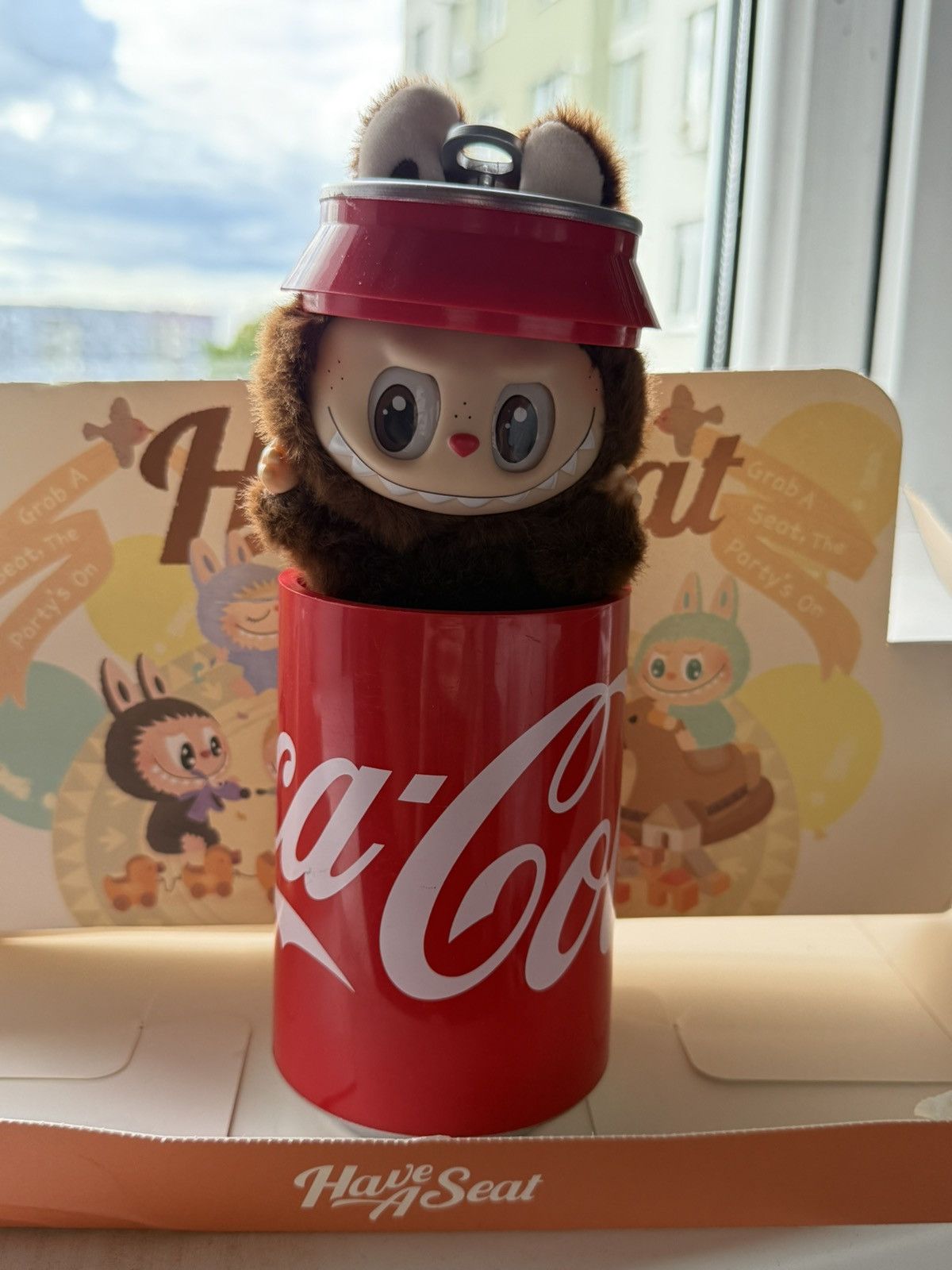 Designer × POP MART VERY RARE labubu coca cola edition 1/72 Size ONE SIZE - 1 Thumbnail