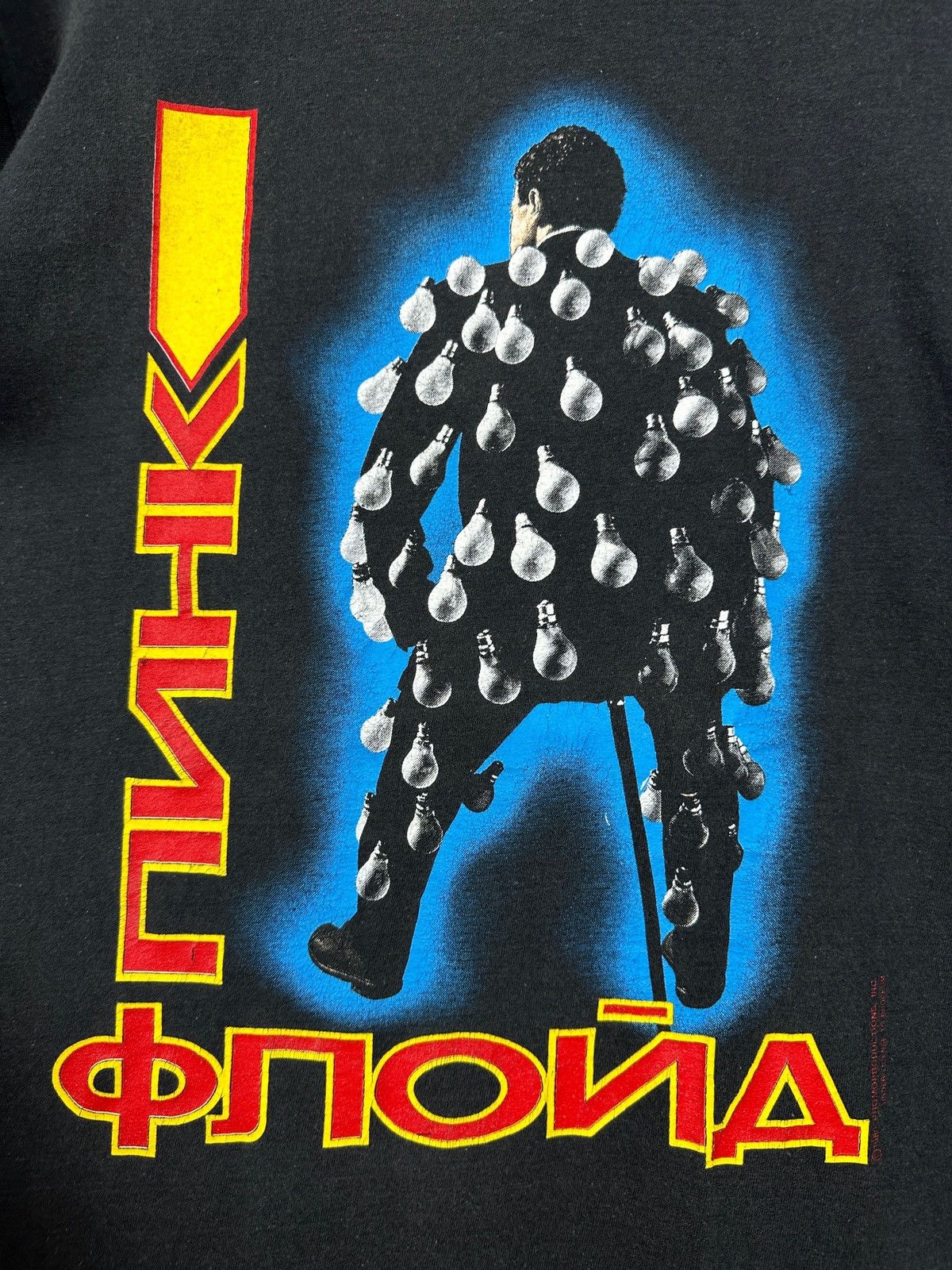 Band Tees 1989 Vintage Pink Floyd Russian On Tour Band T-Shirt Size US L / EU 52-54 / 3 - 10 Thumbnail