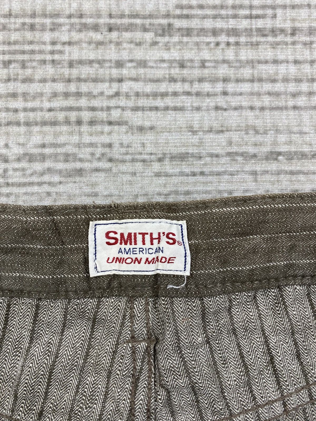 Le Grande Bleu (L.G.B.) × Smith's American × Vintage Vintage Smith American Union Made Striped Straight Cut Pants Size US 29 - 12 Thumbnail
