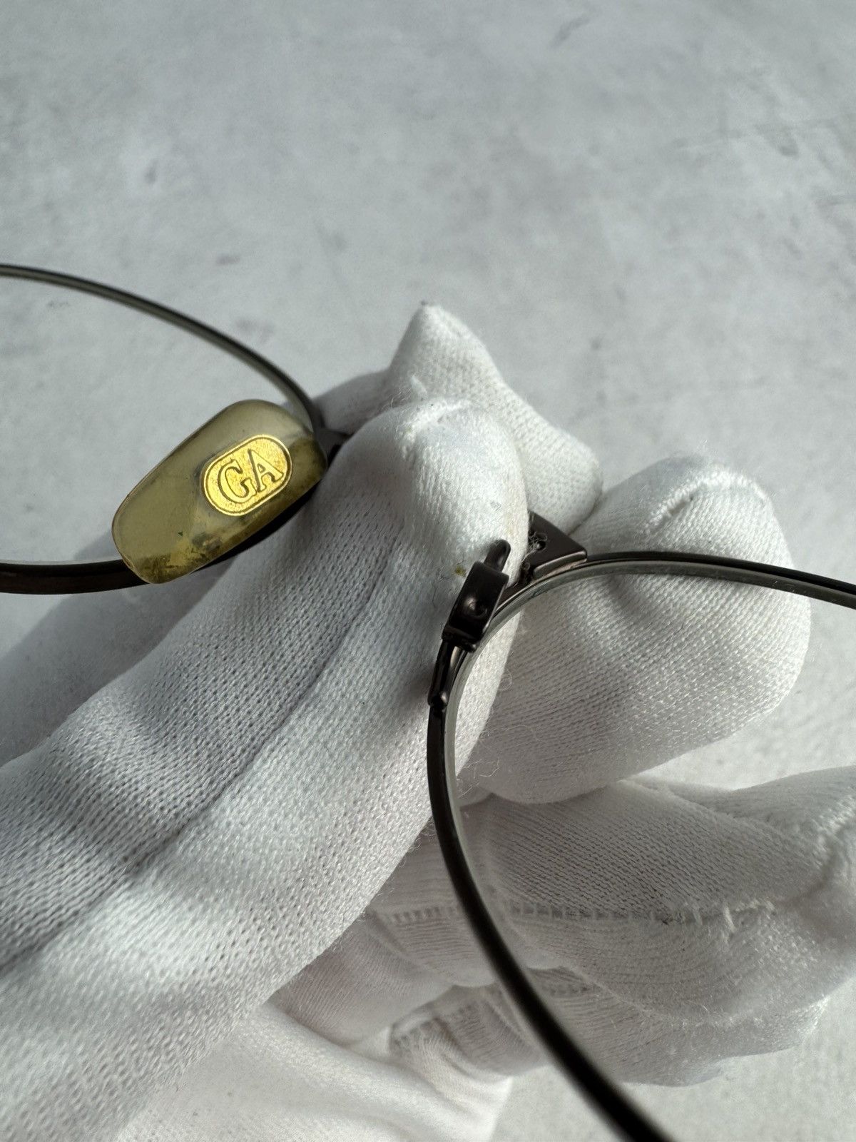 Giorgio Armani Giorgio Armani Glasses 90s Vintage Frame Italy Size ONE SIZE - 5 Thumbnail