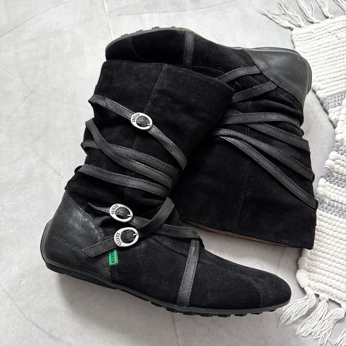 Dirk Bikkembergs Y2K Wrap Straps Boxing Biker Boots High Sneakers As 98 Vibe Size US 8 / IT 38 - 2 Thumbnail