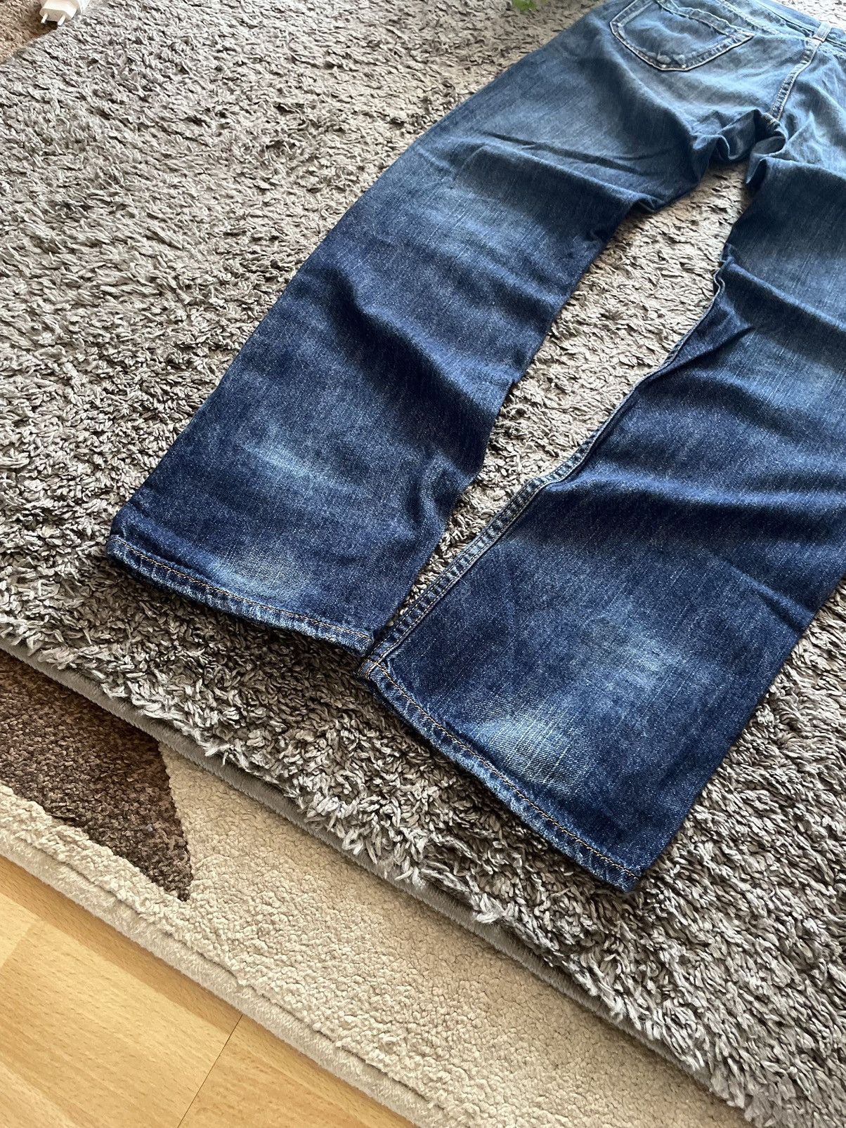 Prada × Vintage Prada Milano Jeans Denim Vintage Streetwear Logo Y2k Rare Size US 30 / EU 46 - 12 Thumbnail