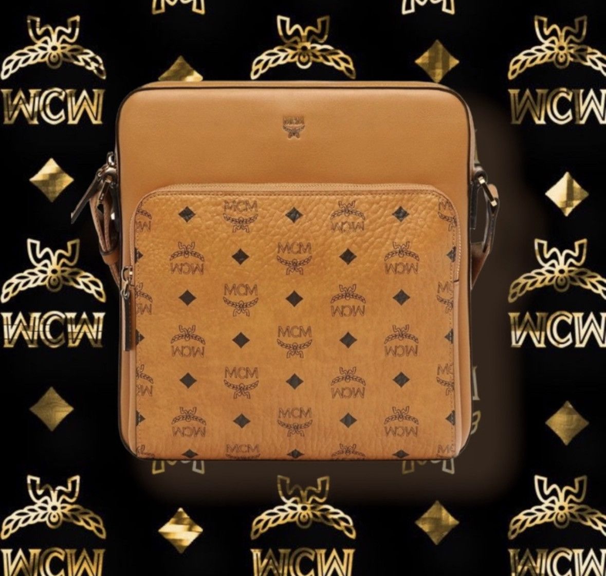 MCM McM Ottomar Messenger Bag 💼 and coin pouch 👛 Size ONE SIZE - 1 Thumbnail