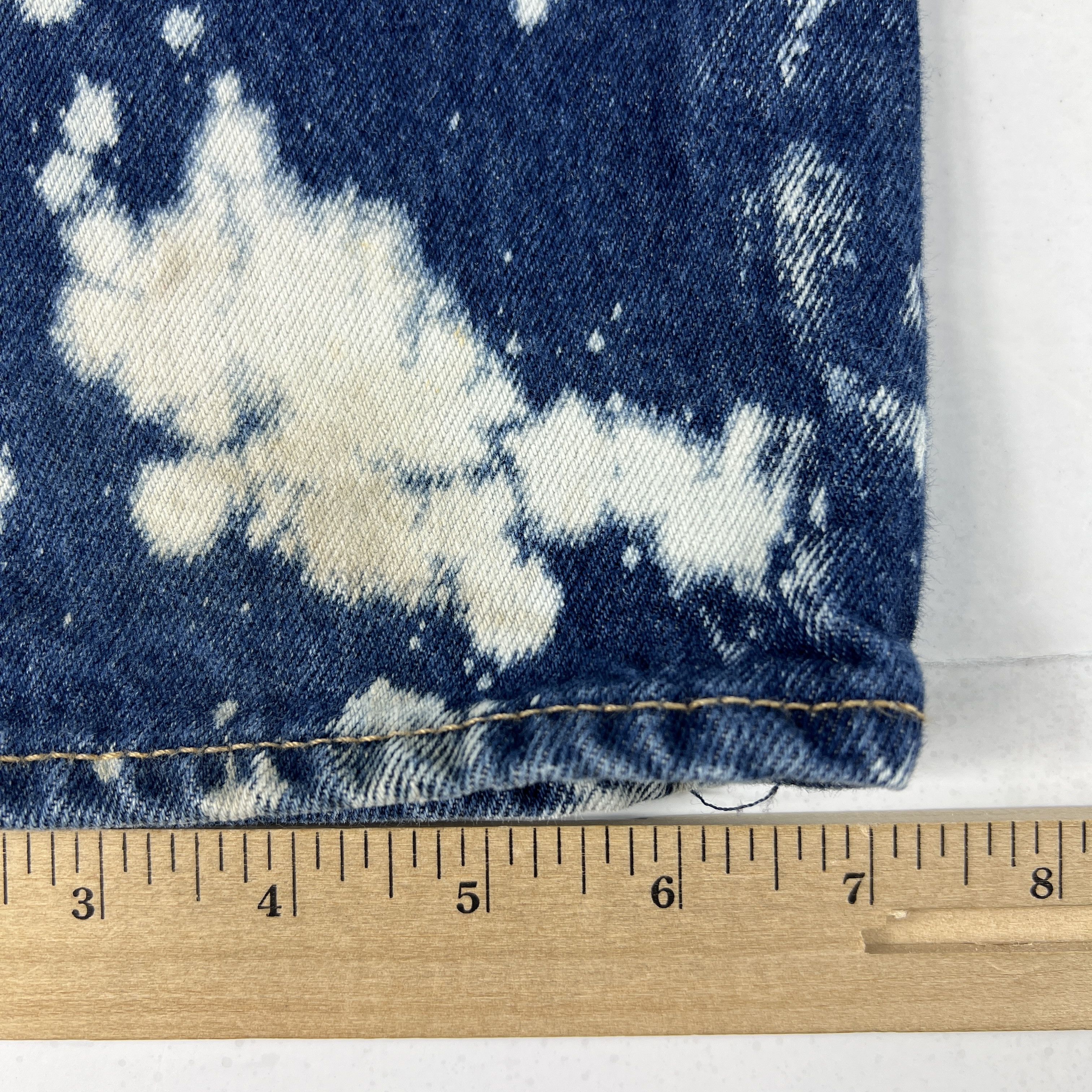 Levi's Levi's Jeans Men 541 Athletic Tapered Blue Bleached Denim Size US 33 - 17 Thumbnail