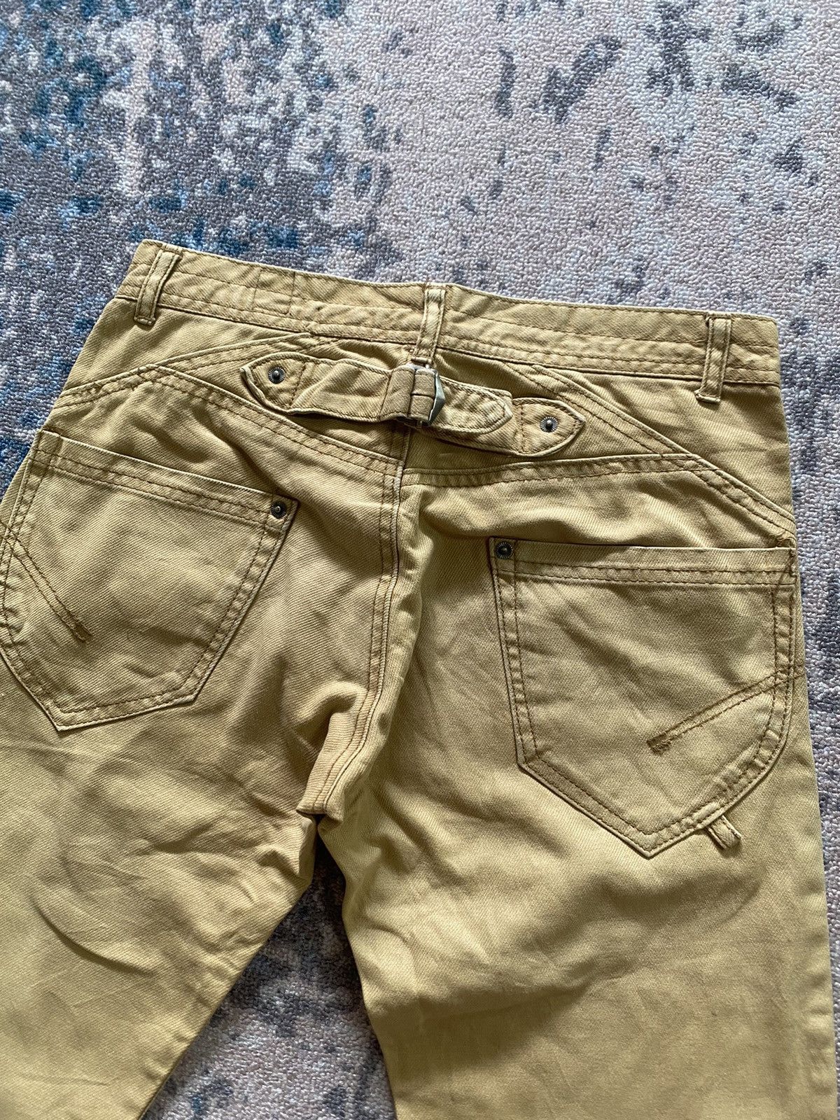If Six Was Nine Y2K Semantic Design Flared Jeans Size US 29 - 4 Thumbnail