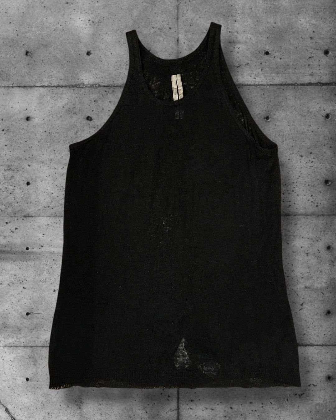 Rick Owens Rick Owens SS24 Lido wool Tank Top Size US M / EU 48-50 / 2 - 1 Thumbnail