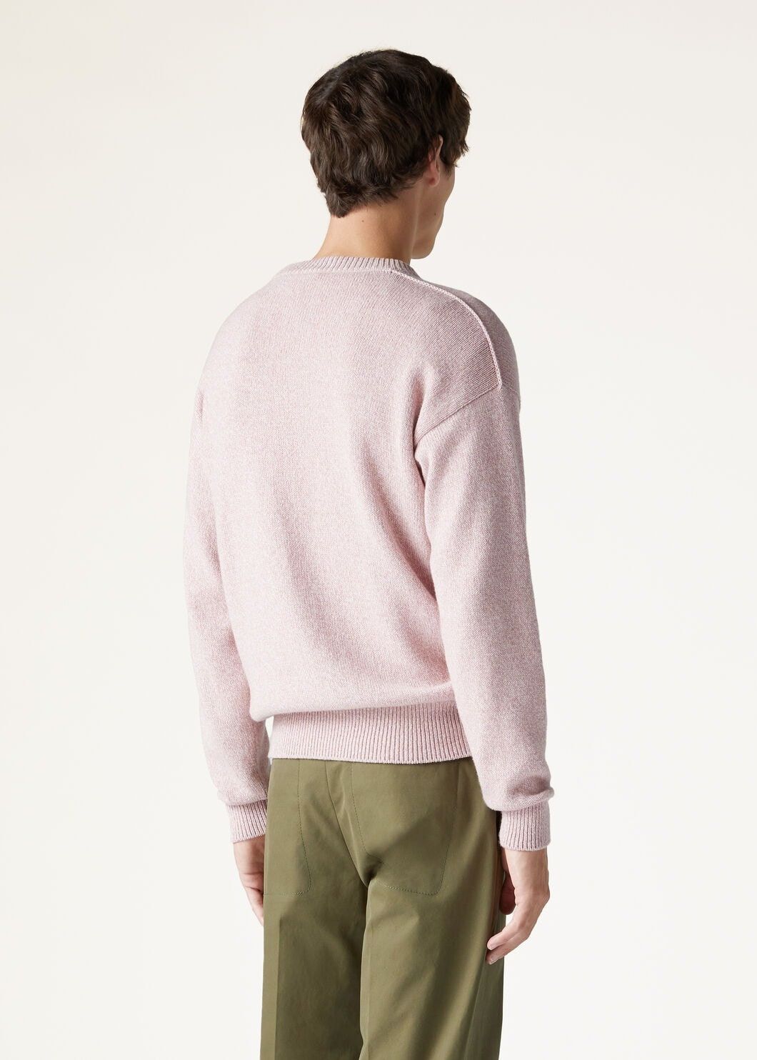 Loro Piana o1w1db10125 FAN7293 Washiba Crewneck Sweater in Light Pink Size US S / EU 44-46 / 1 - 3 Thumbnail