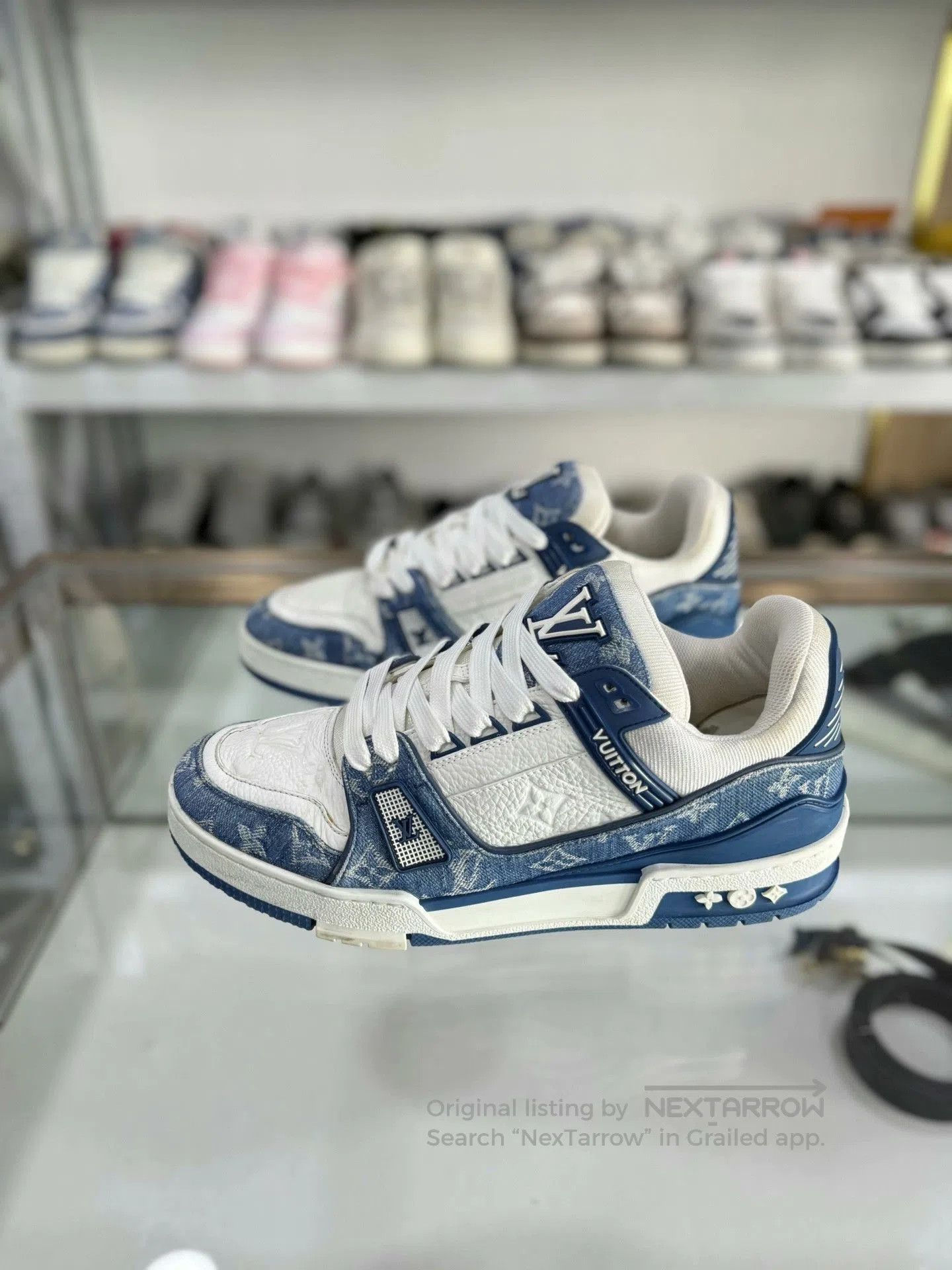 Louis Vuitton Louis Vuitton LV Trainer Men's Shoes. Size US 8 / EU 41 - 1 Thumbnail