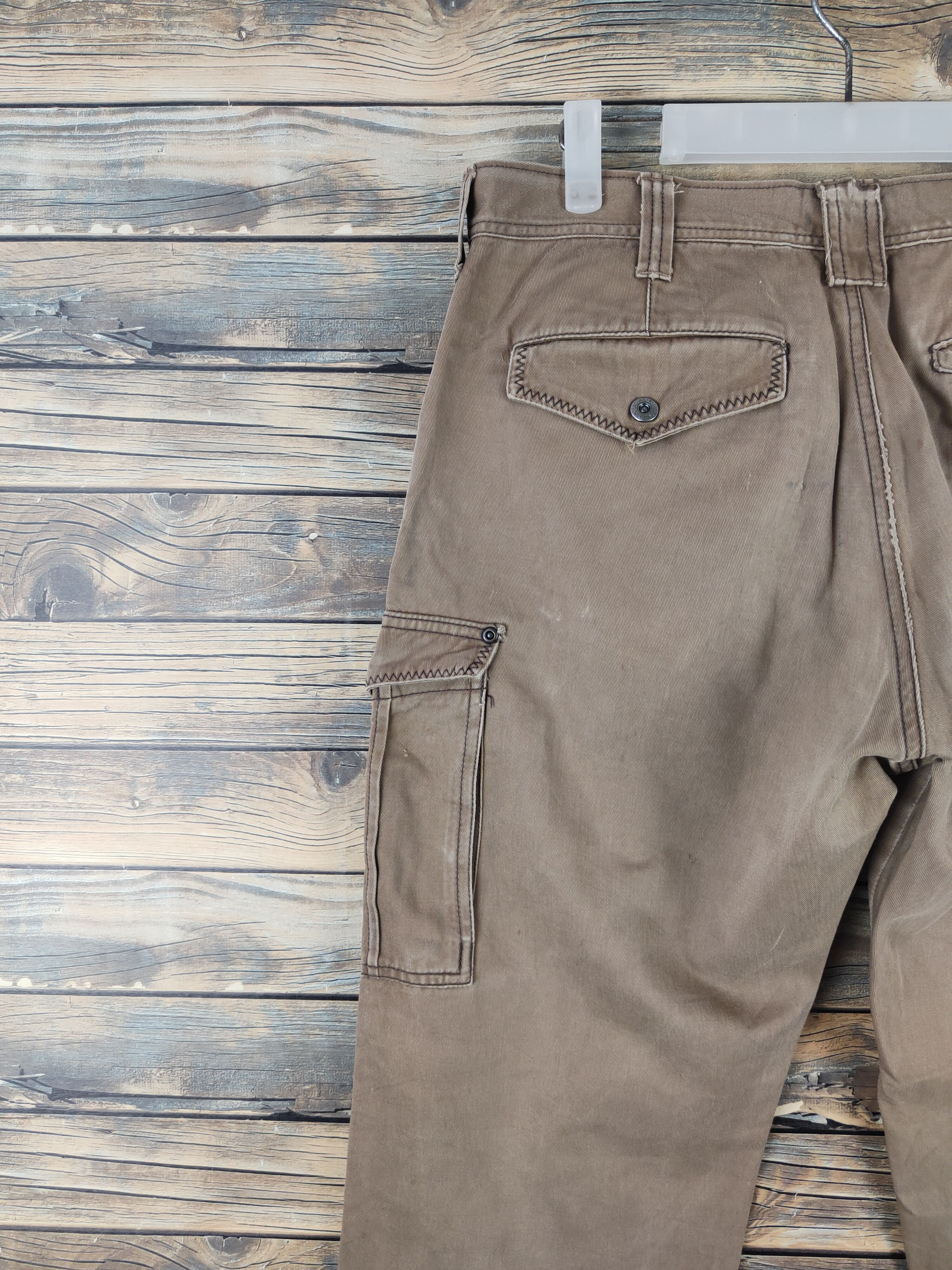 Japanese Brand DL GW Beige Multipocket Cargo Pants #46-256T Size US 32 / EU 48 - 8 Thumbnail