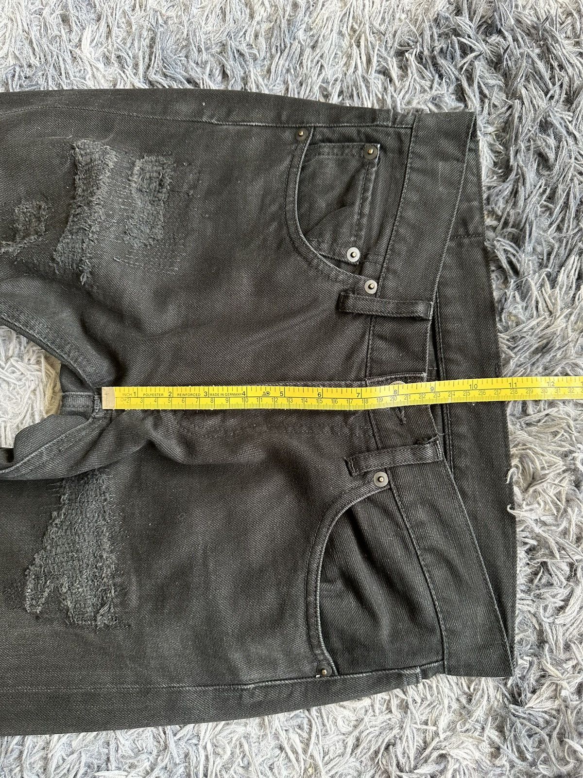 monkey time 00's Monkey time j-rock boro denim jeans Size US 29 - 11 Thumbnail