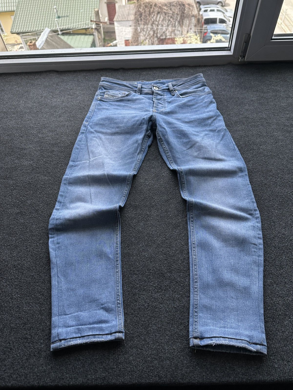 Diesel 🚨 RARE DIESEL MEN DENIM JEANS AVANT GARDE IFSIXWASNINE Y2K Size US 31 - 1 Thumbnail