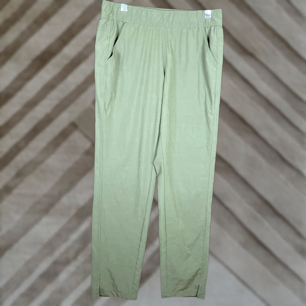 Eddie Bauer VINTAGE Eddie Bauer Womens Pants Green Pull On High Rise Back Slit Pocket Stretch Small Size 30" / US 8 / IT 44 - 1 Thumbnail