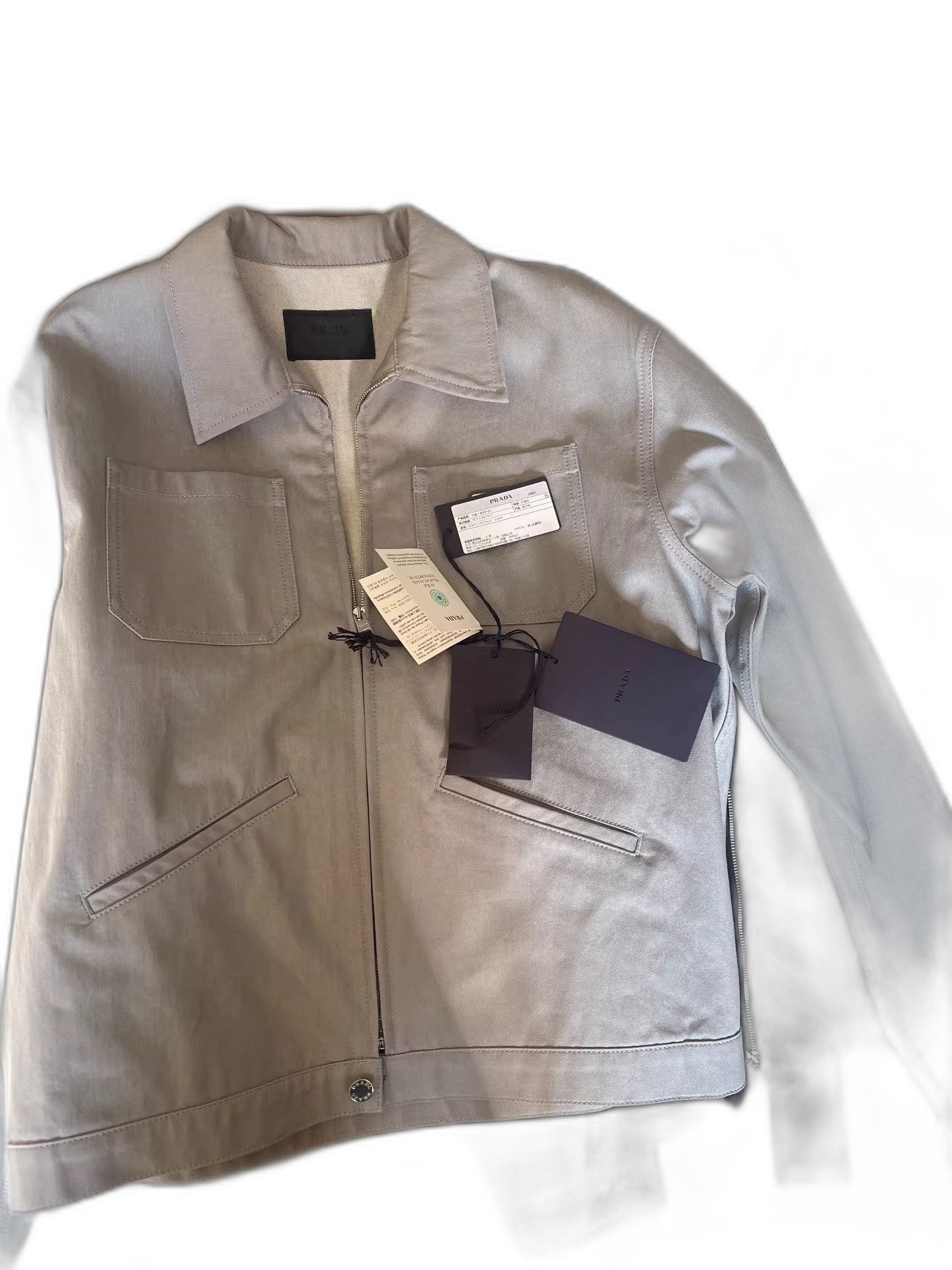 Prada Prada 25SS Gray Utility Jacket Size US M / EU 48-50 / 2 - 1 Thumbnail
