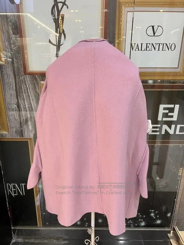 Max Mara MaxMara Pink Wool Women's Coat . Size M / US 6-8 / IT 42-44 - 5 Thumbnail