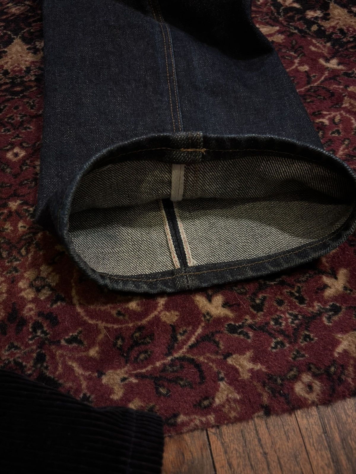 Handmade Handmade 22oz 70s Japanese Selvedge Denim Bootcut Jeans Size US 34 / EU 50 - 5 Thumbnail