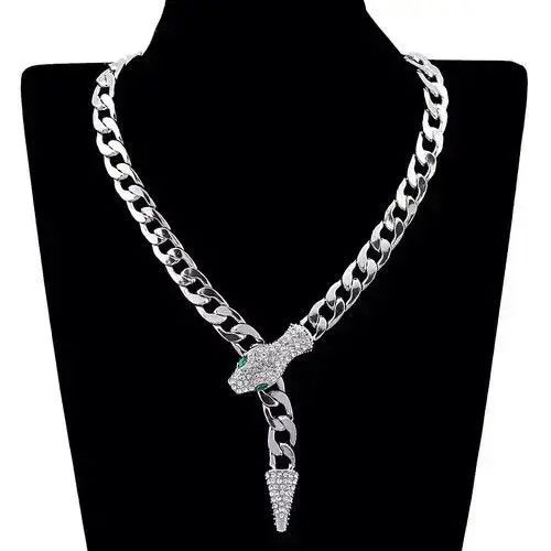 Jewelry Chunky Chains Snake Necklace Size ONE SIZE - 4 Thumbnail