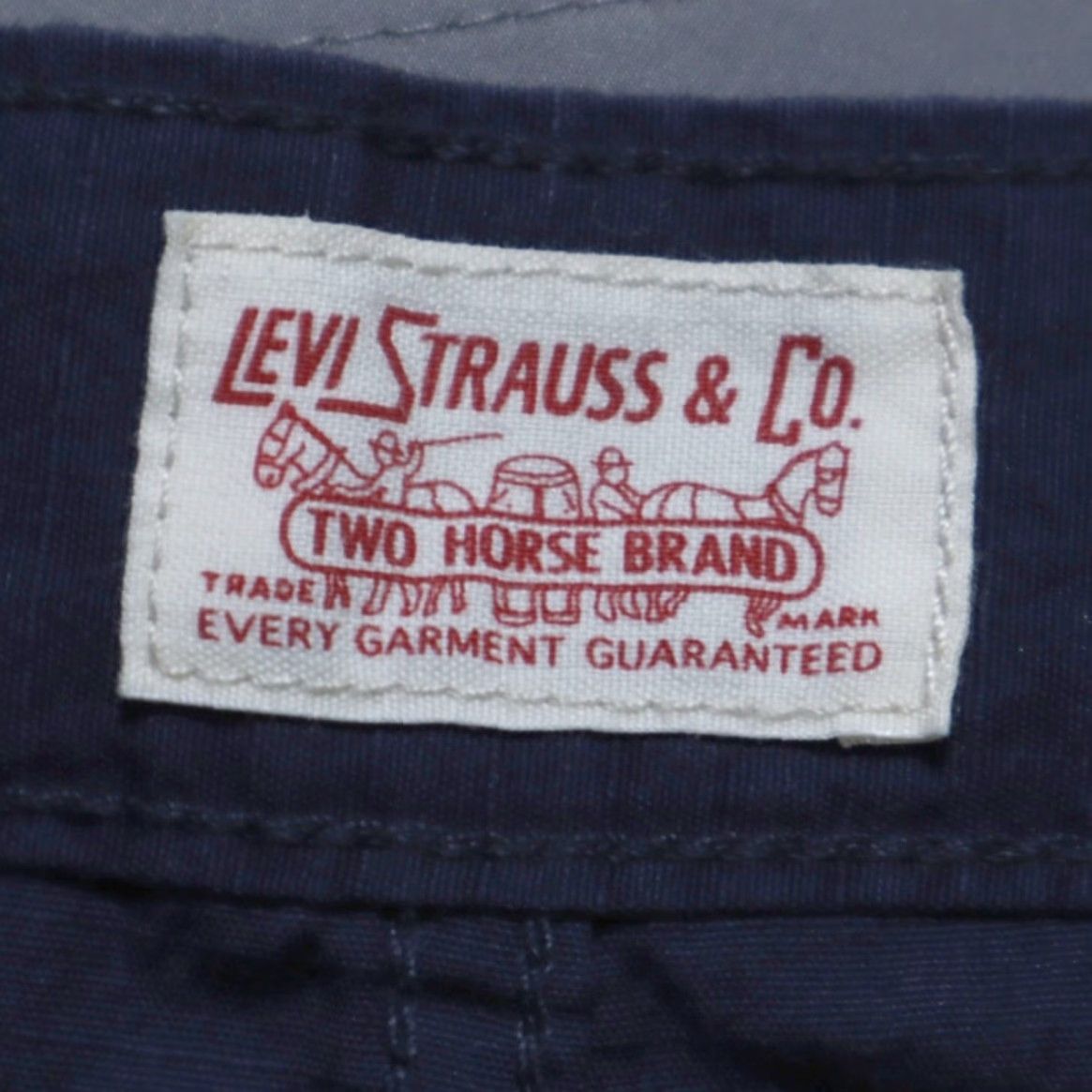 Vintage Levis Cotton Ripstop Cargo Shorts Navy Blue Men's 46 Size US 30 / EU 46 - 5 Thumbnail