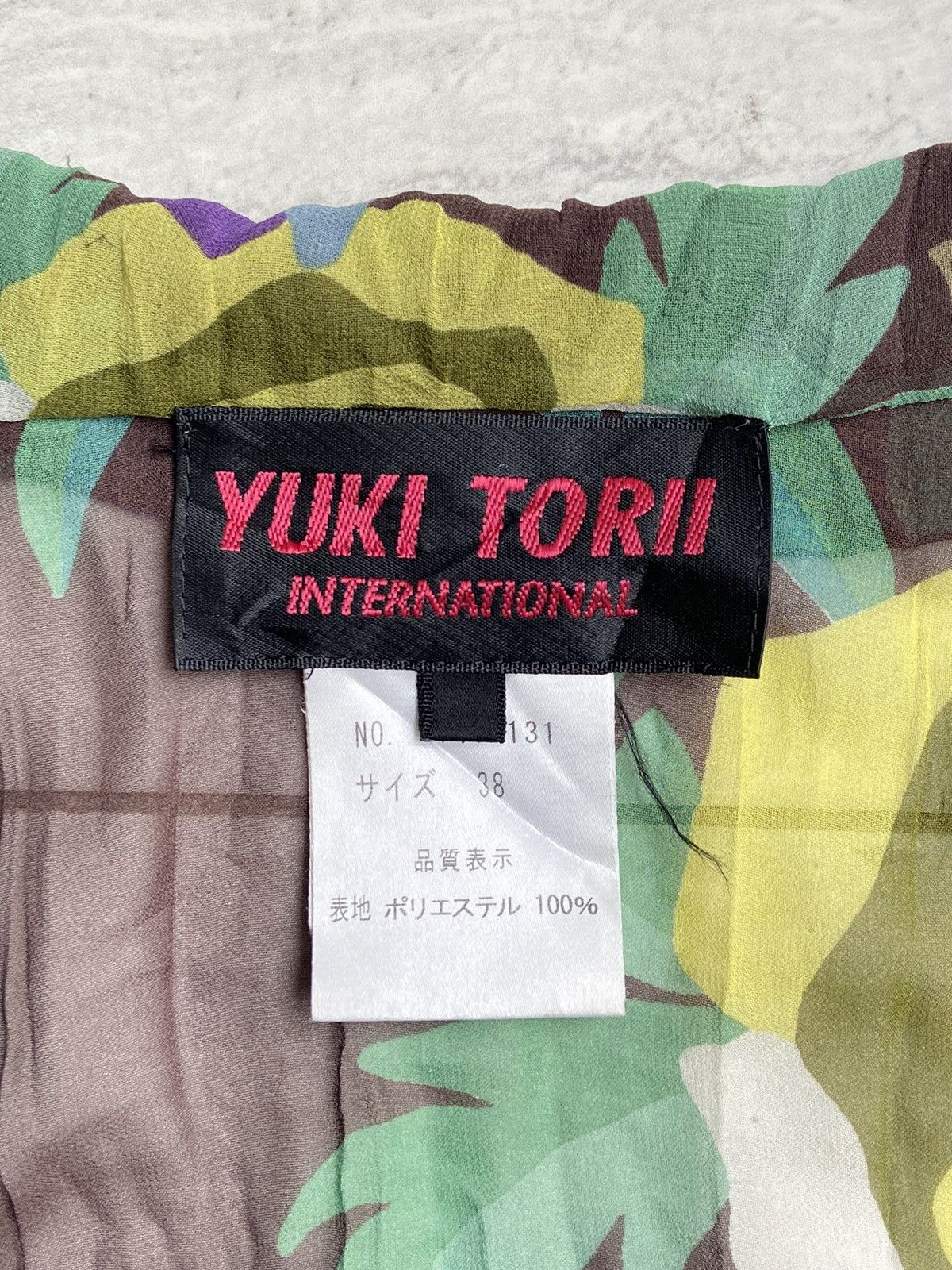 Issey Miyake × Yoshiyuki Konishi YUKI TORII Flower Motive Blazer/Shirt Size S / US 4 / IT 40 - 6 Thumbnail