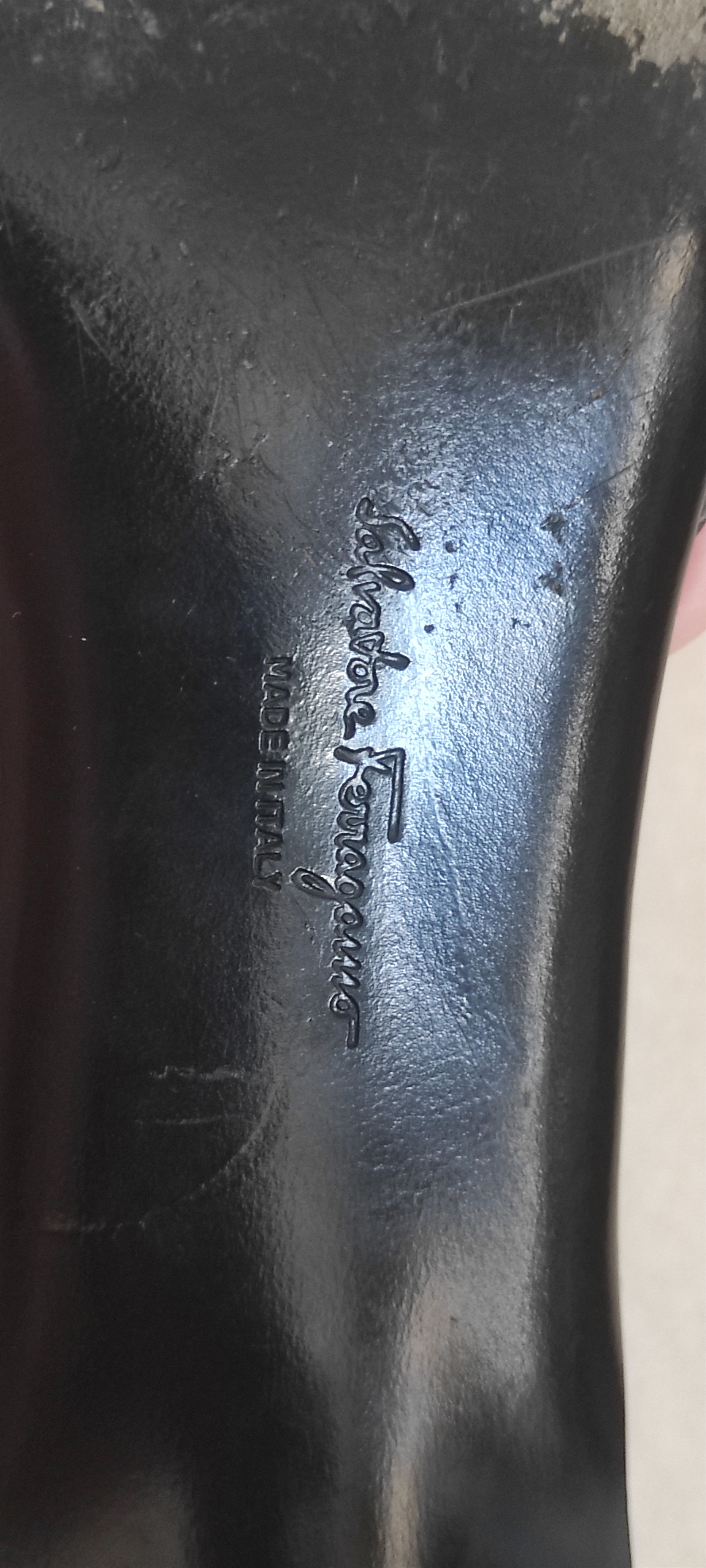 Salvatore Ferragamo Salvatore Ferragamo Black Strap Leather Sandals Size US 8 / IT 38 - 10 Thumbnail