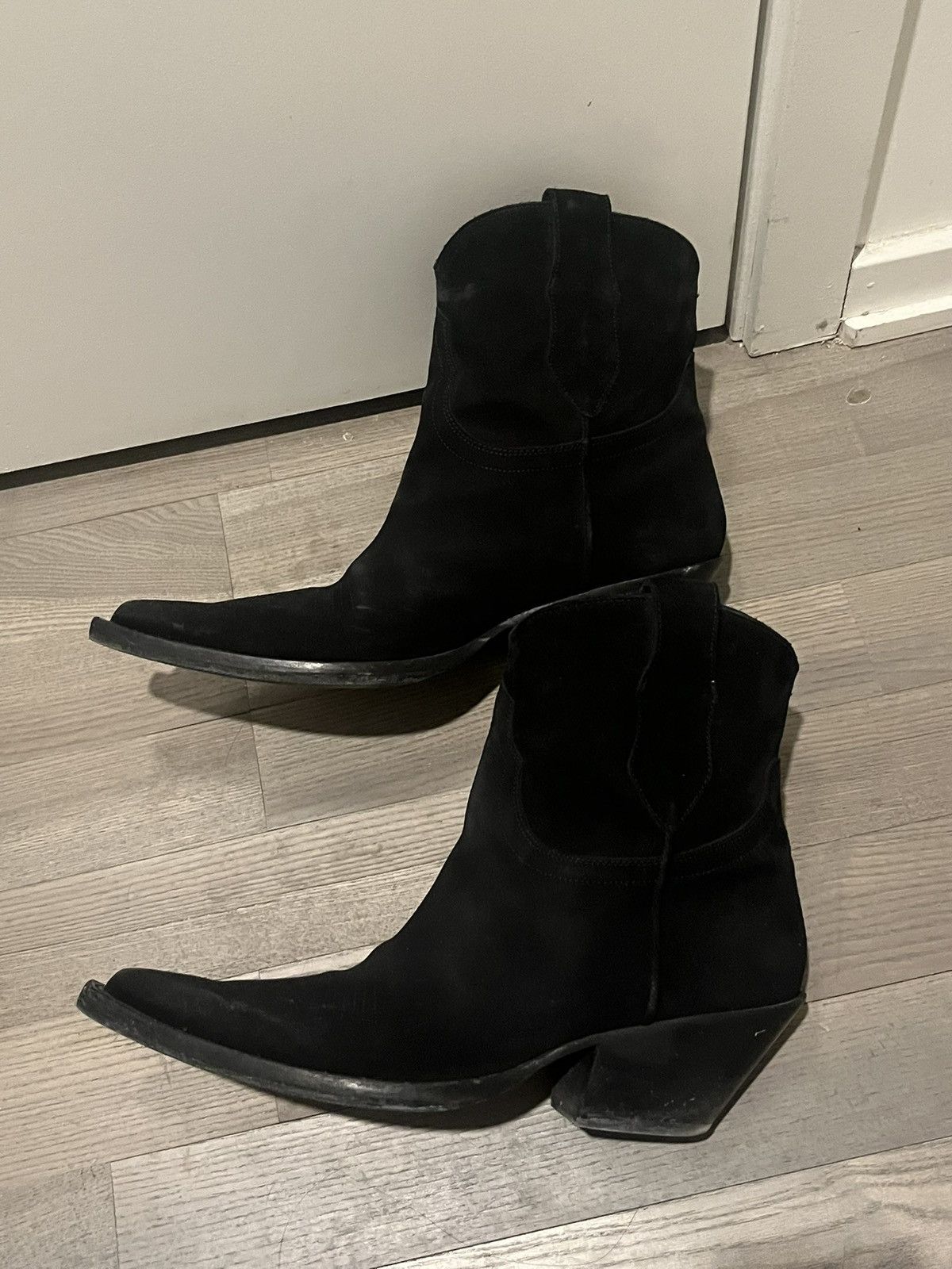 Maison Margiela Suede Cowboy Boots Size US 8 / EU 41 - 3 Thumbnail