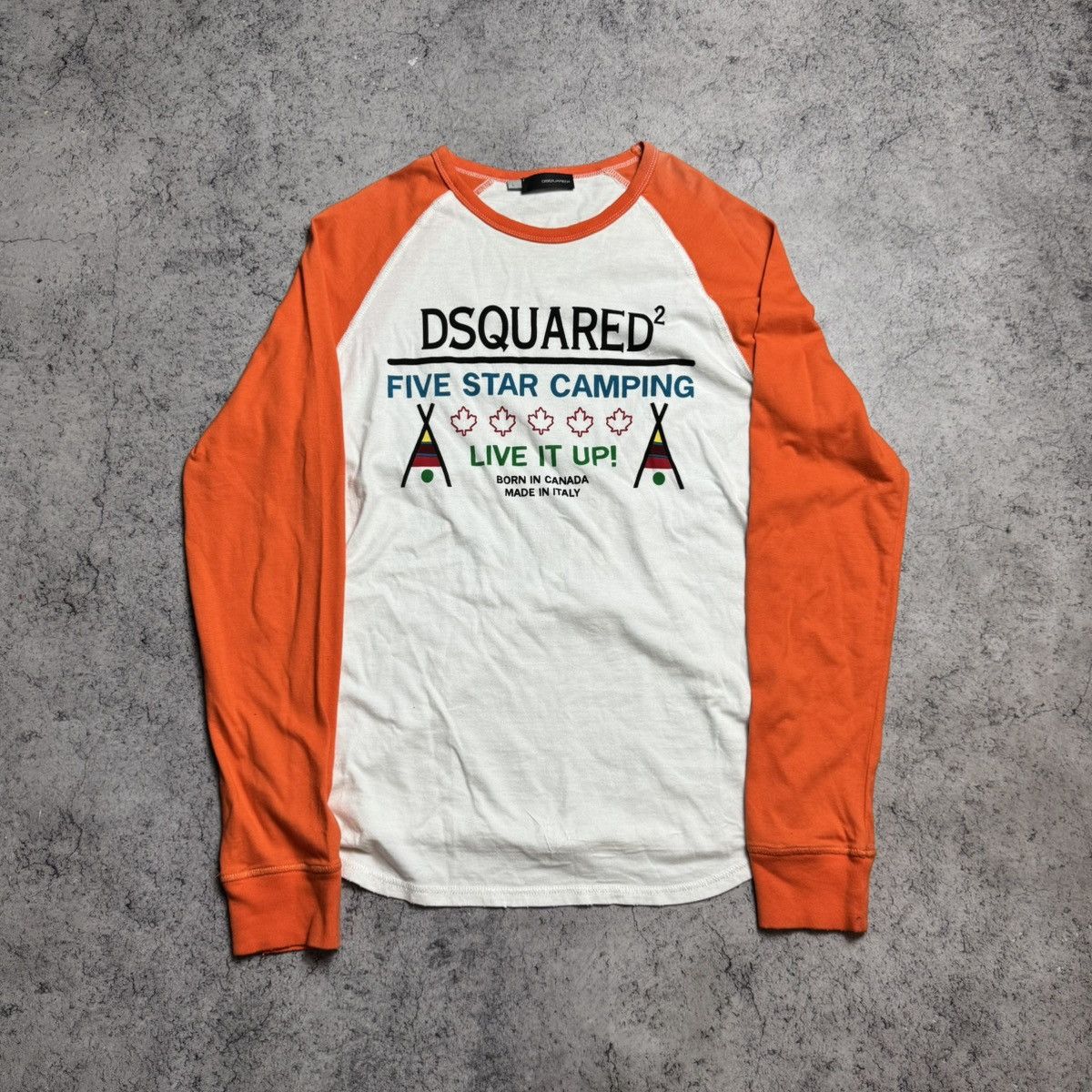 Dsquared2 Dsquared2 Five Star Camping Long Sleeve T Shirt Size US L / EU 52-54 / 3 - 1 Thumbnail