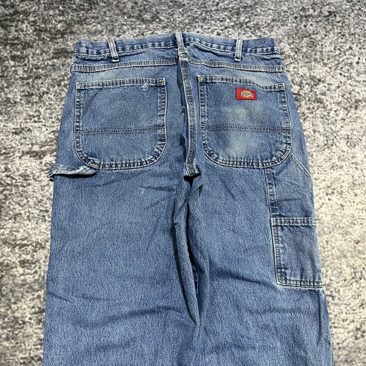 Dickies Vintage Faded Dickies Carpenter Jeans Workwear Skater Denim Size US 34 / EU 50 - 4 Thumbnail