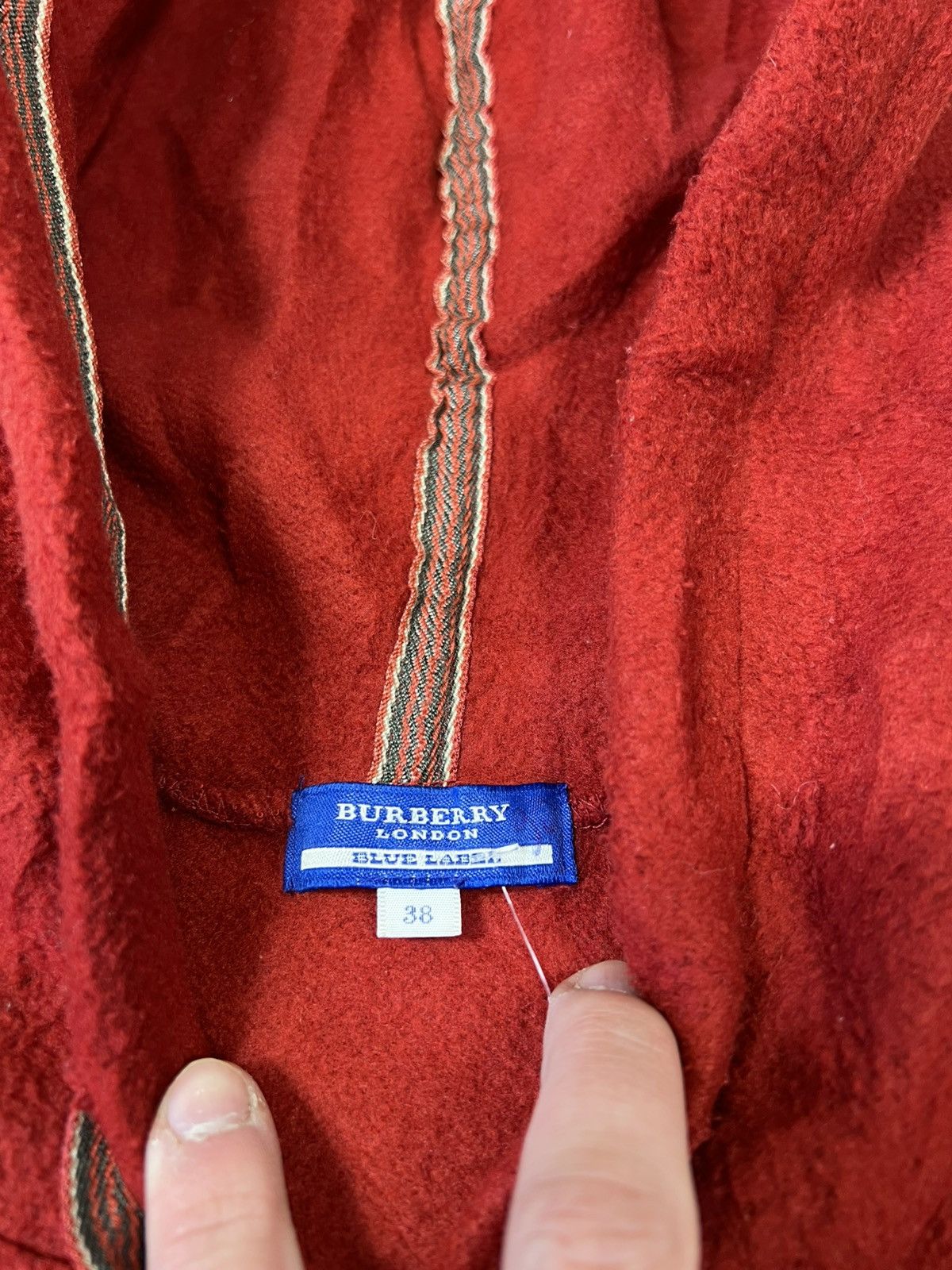Burberry Vintage Burberry Fleece Zip Hoodie Size XS / US 0-2 / IT 36-38 - 6 Thumbnail