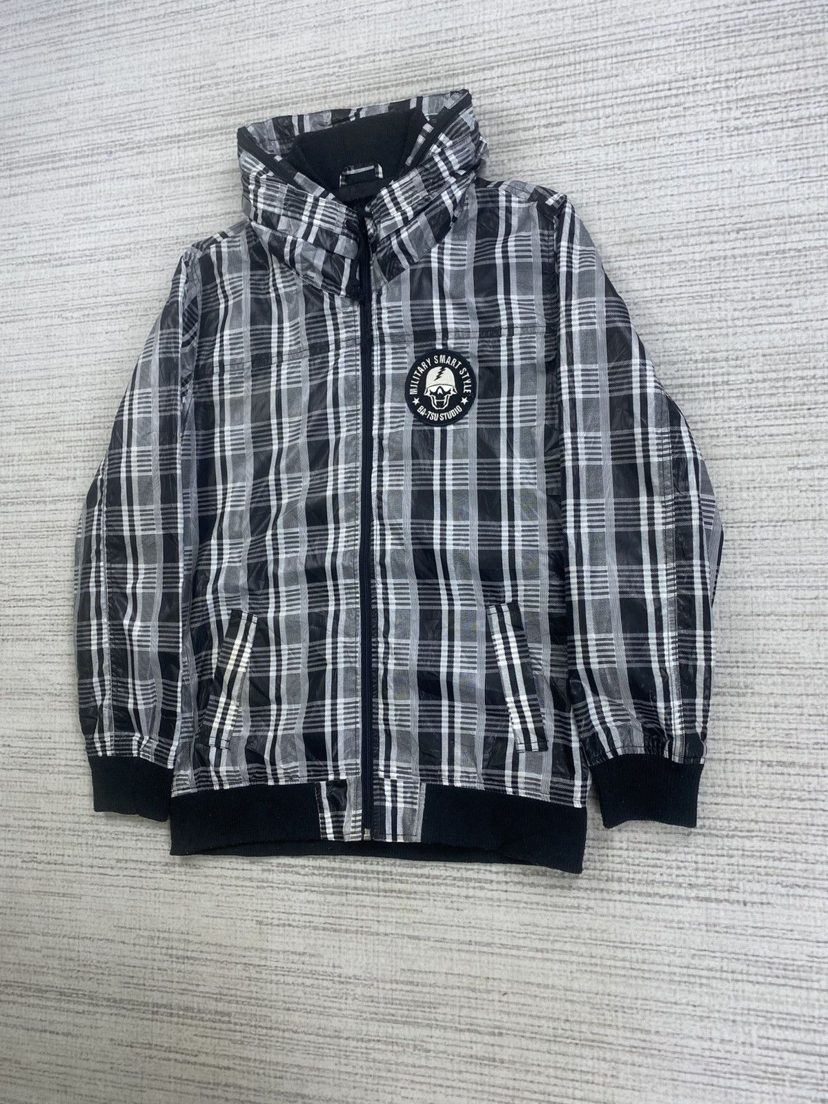 Japanese Brand × Vintage Vintage Ba-Tsu Studio Military Style Hidden Hoodie Jacket Size US M / EU 48-50 / 2 - 4 Thumbnail