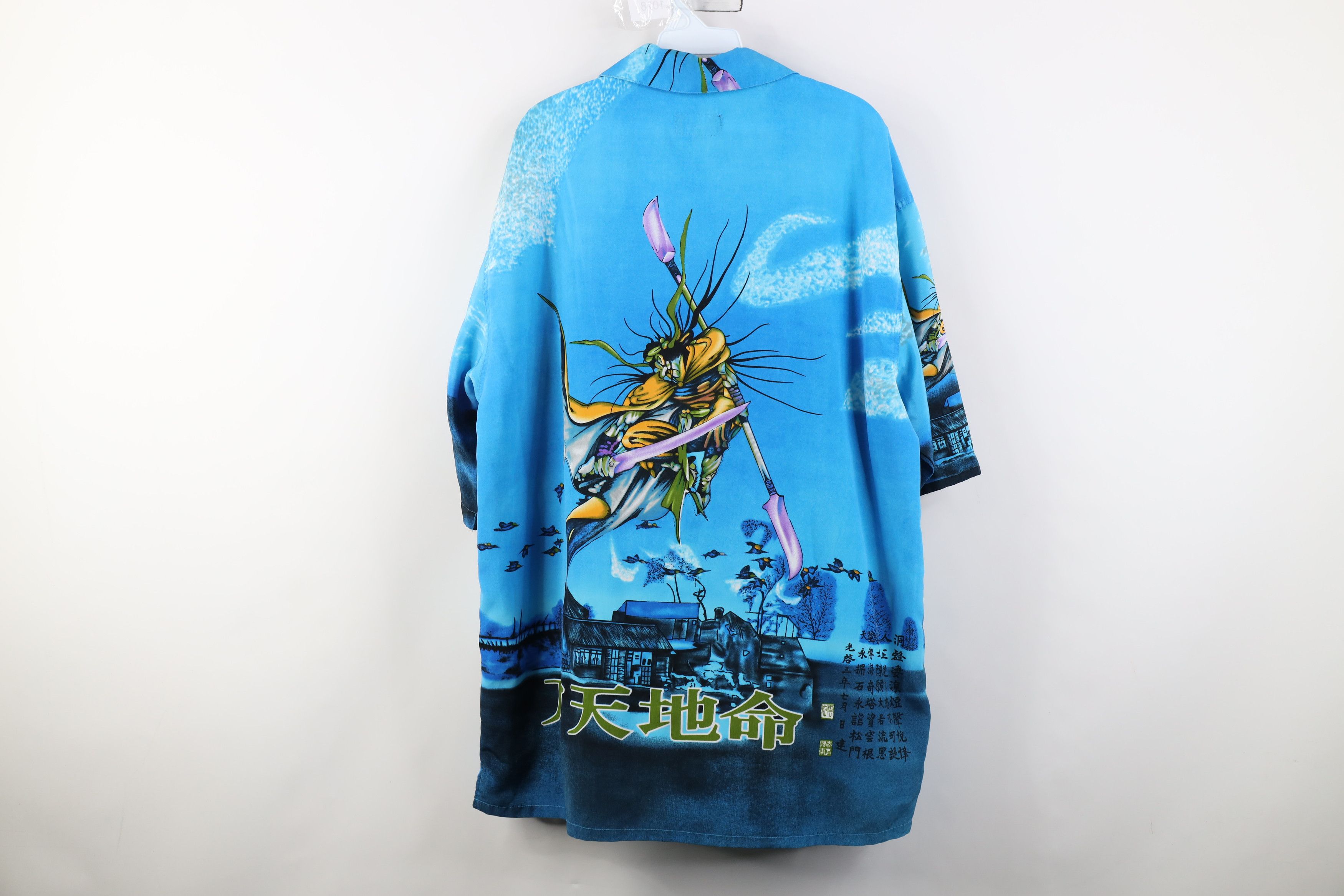 Vintage Vintage 90s Y2K Streetwear Samurai Warrior Button Shirt Size US L / EU 52-54 / 3 - 14 Thumbnail